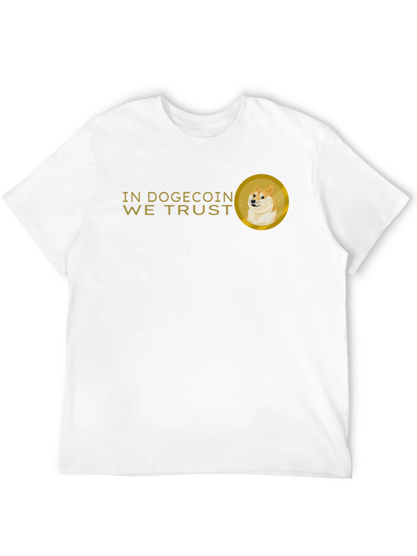 Dogecoin We Trust Black T-Shirt