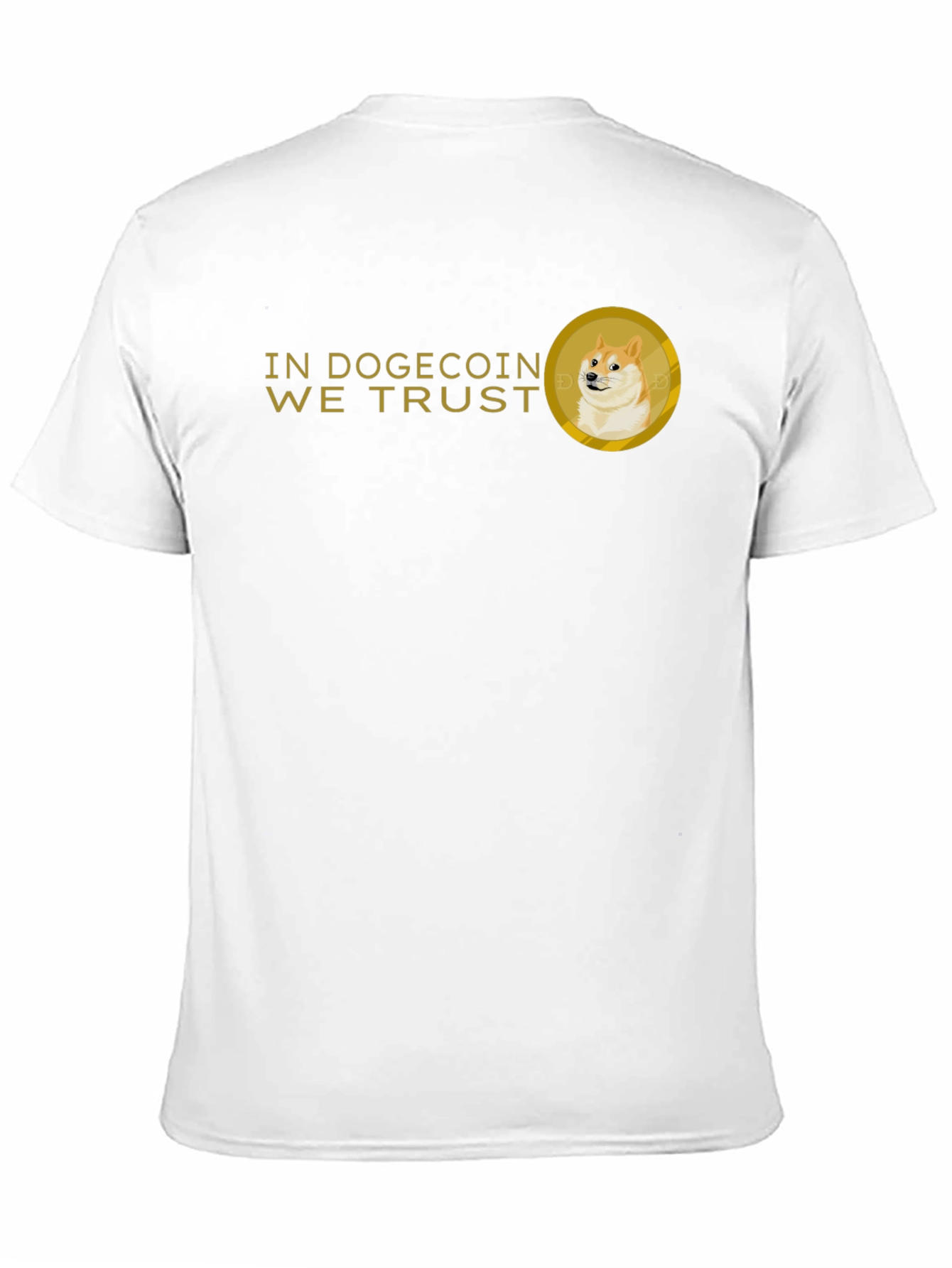 Dogecoin We Trust Black T-Shirt
