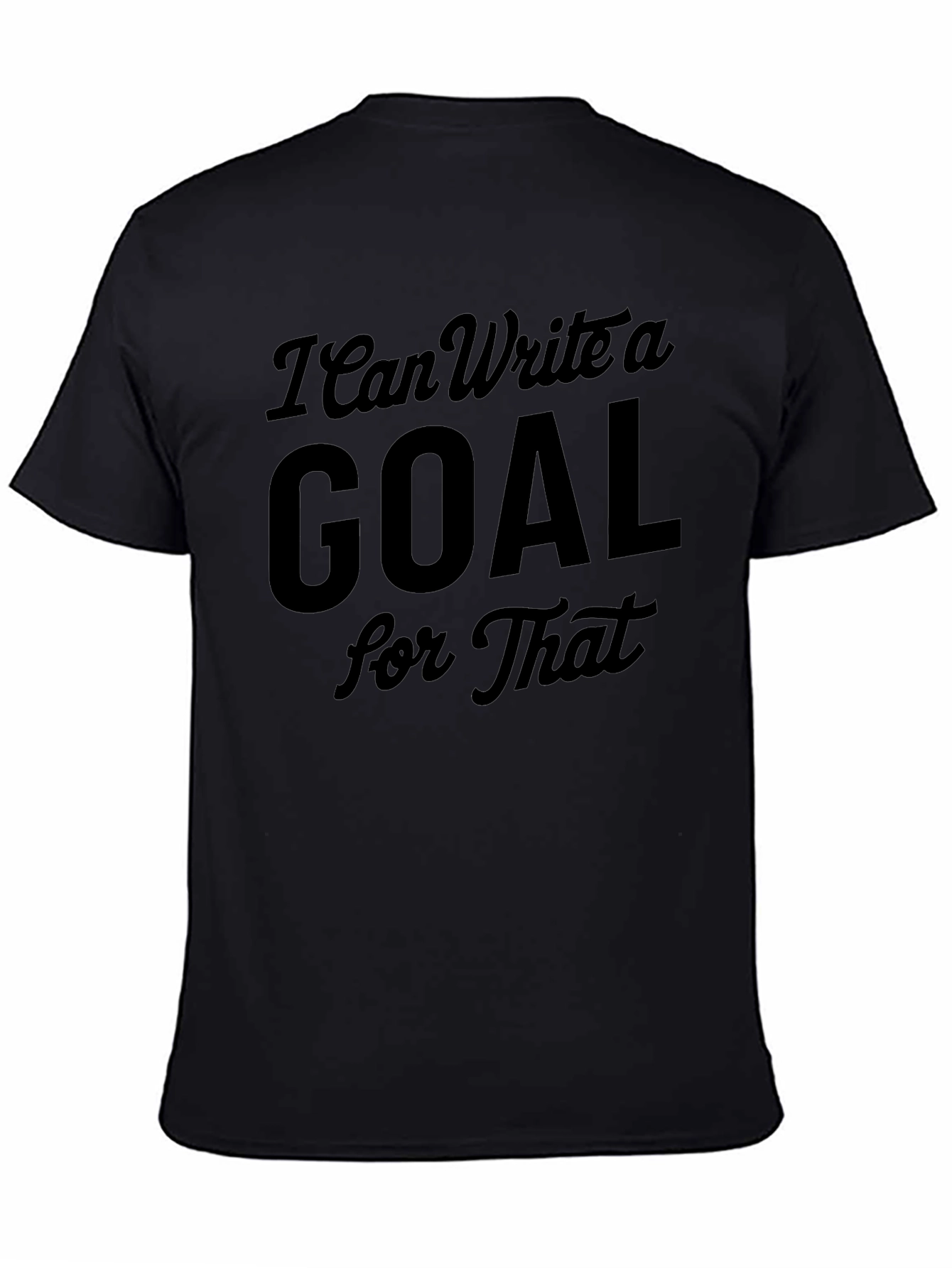 Goal Setter Black T-Shirt