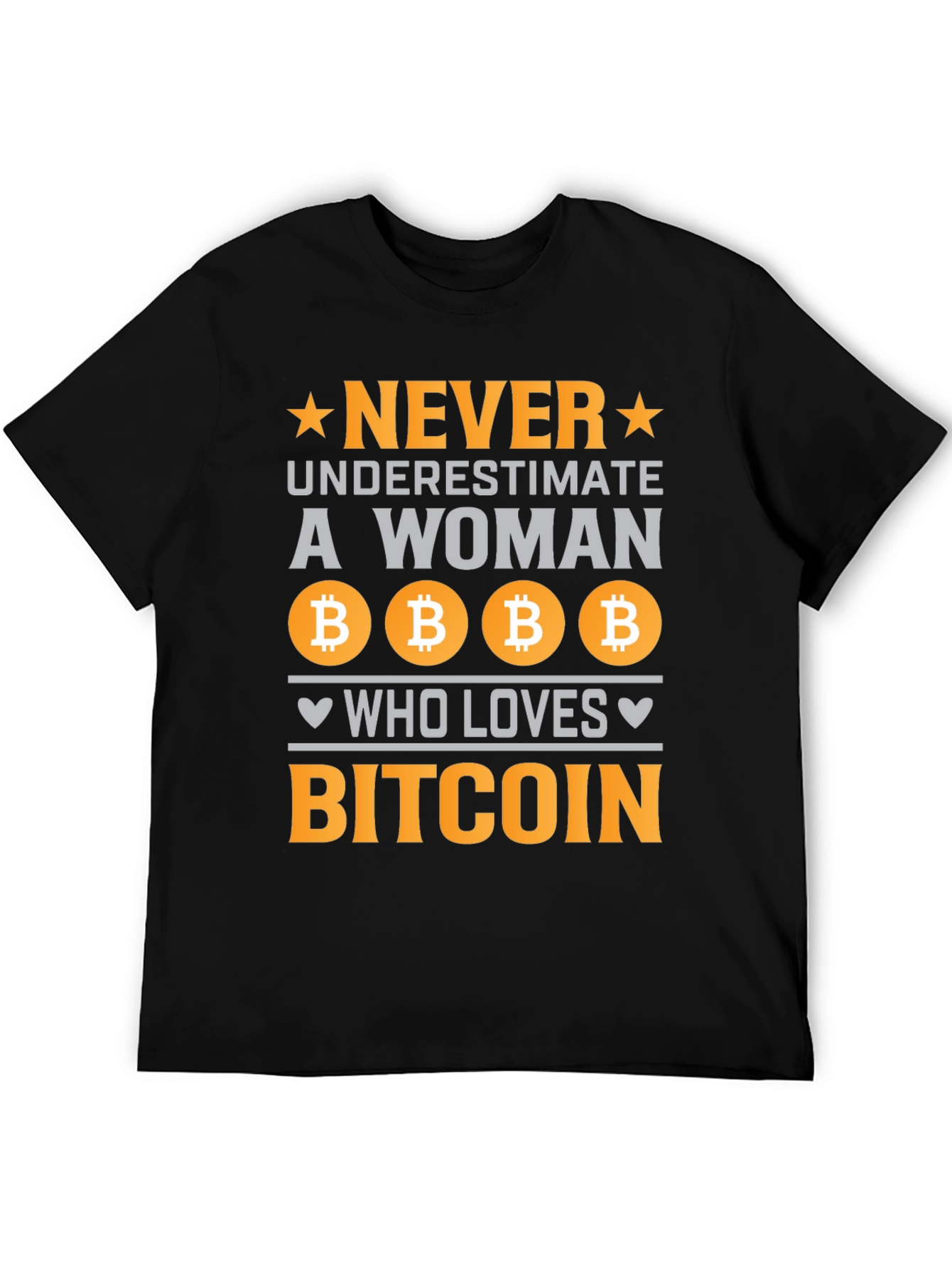 Never Underestimate Bitcoin Lover T-Shirt