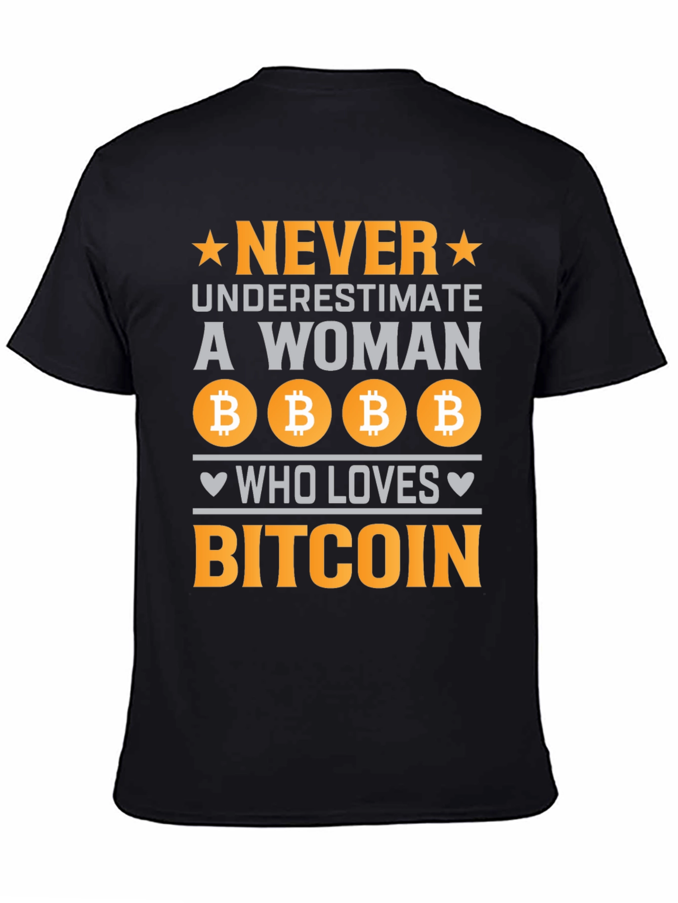 Never Underestimate Bitcoin Lover T-Shirt