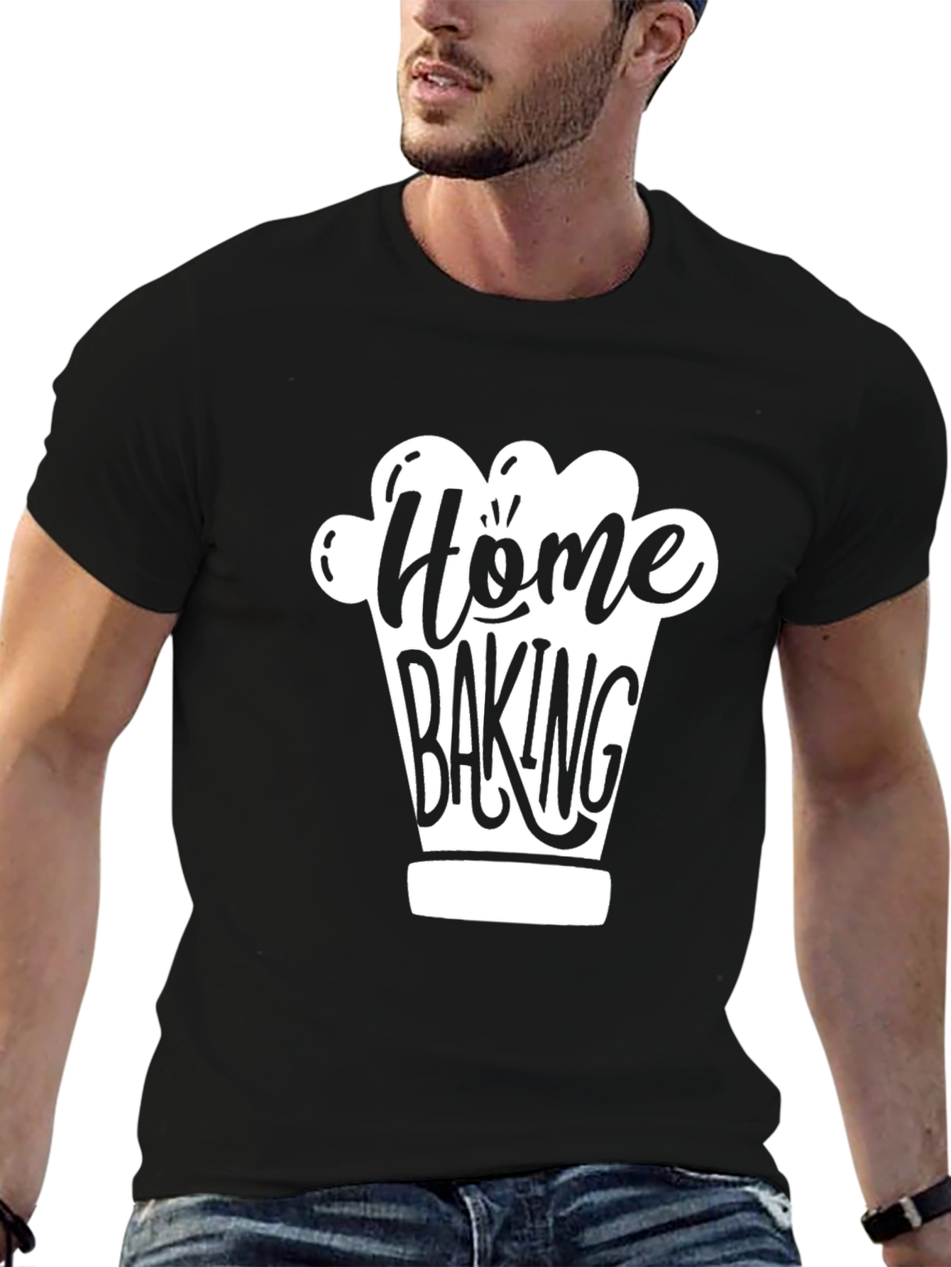 Home Baking T-Shirt - Chef Hat Design
