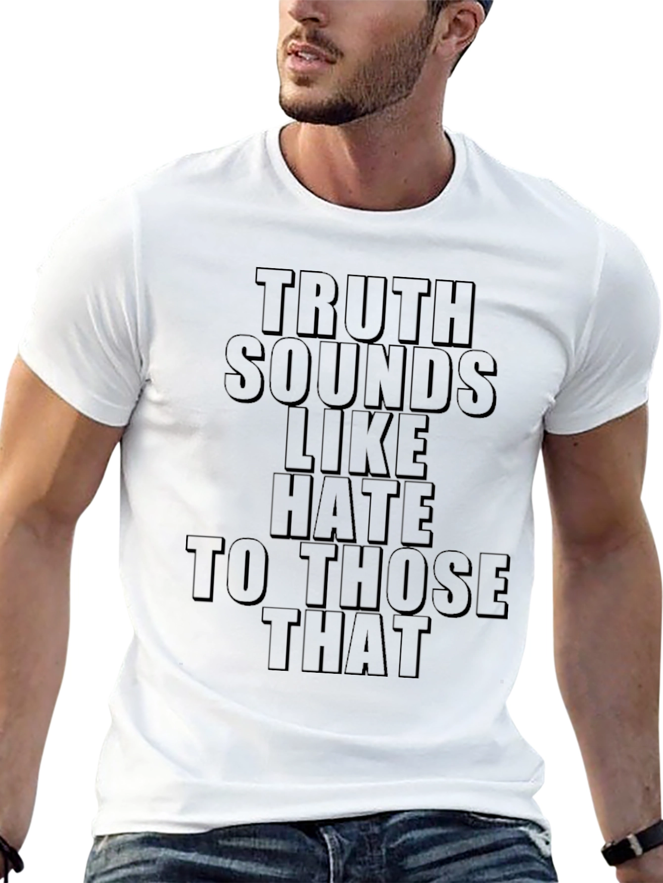 Truth Sounds Like Hate T-Shirt - Black