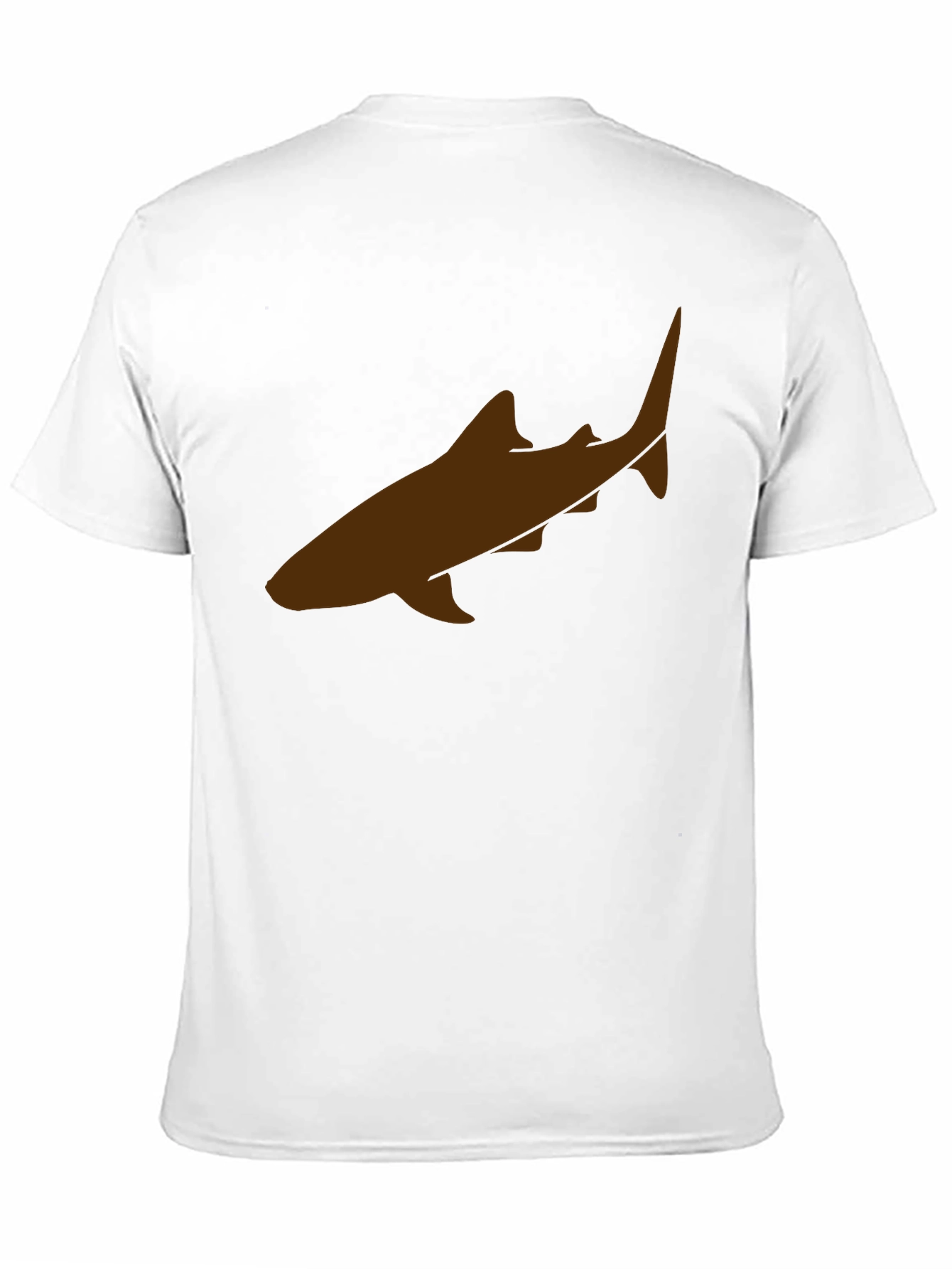 Shark Graphic Tee - Black Cotton Casual Shirt