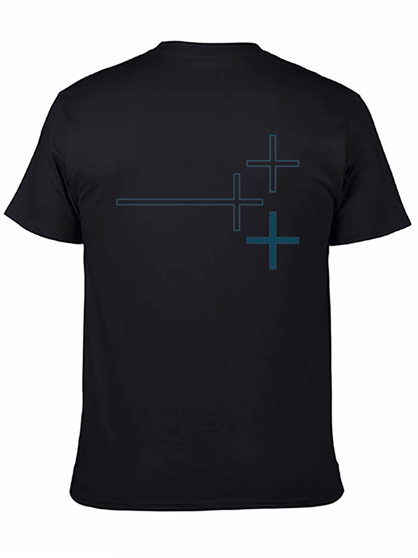 Modern Graphic Tee - Abstract Plus Design