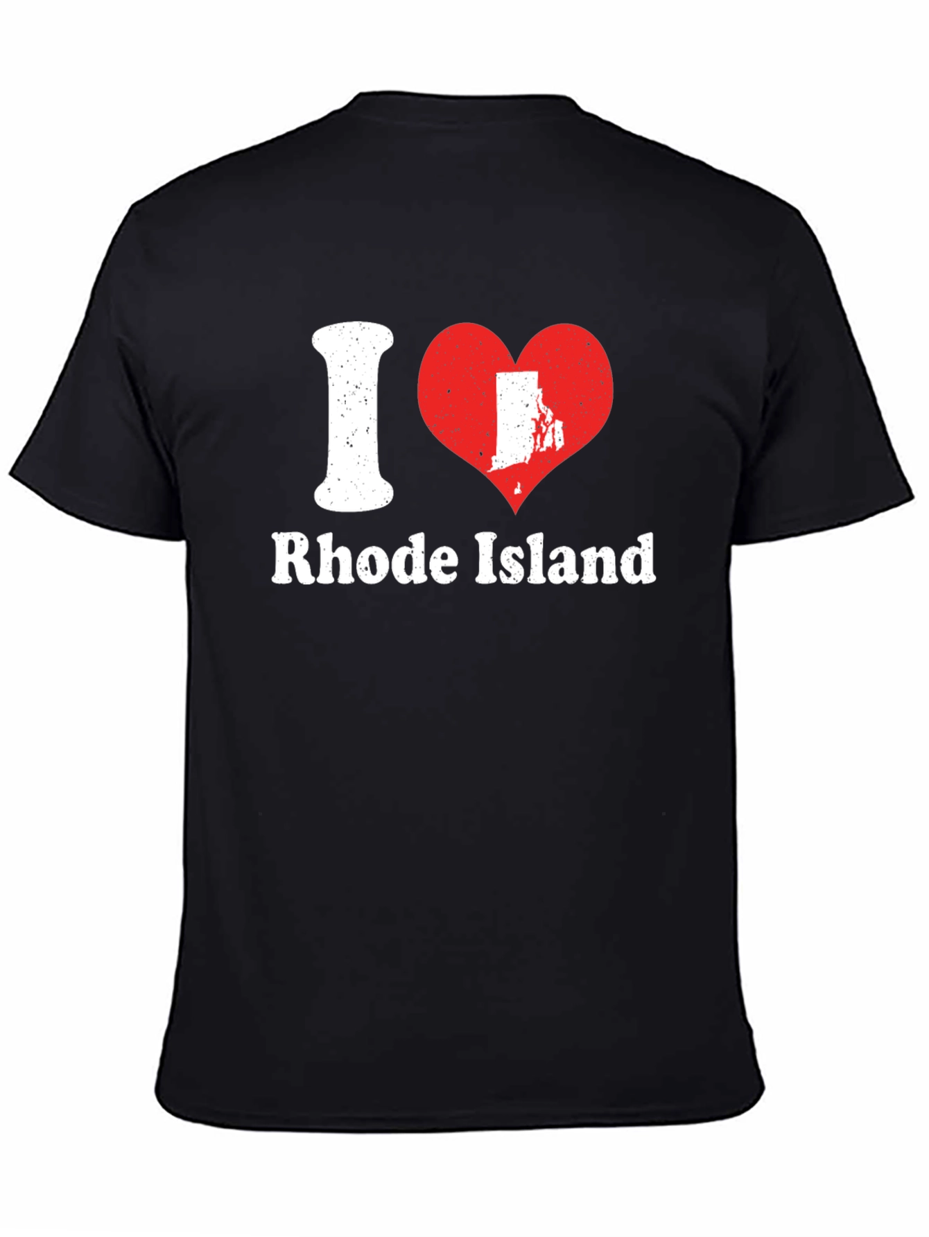 I Heart Rhode Island Black T-Shirt