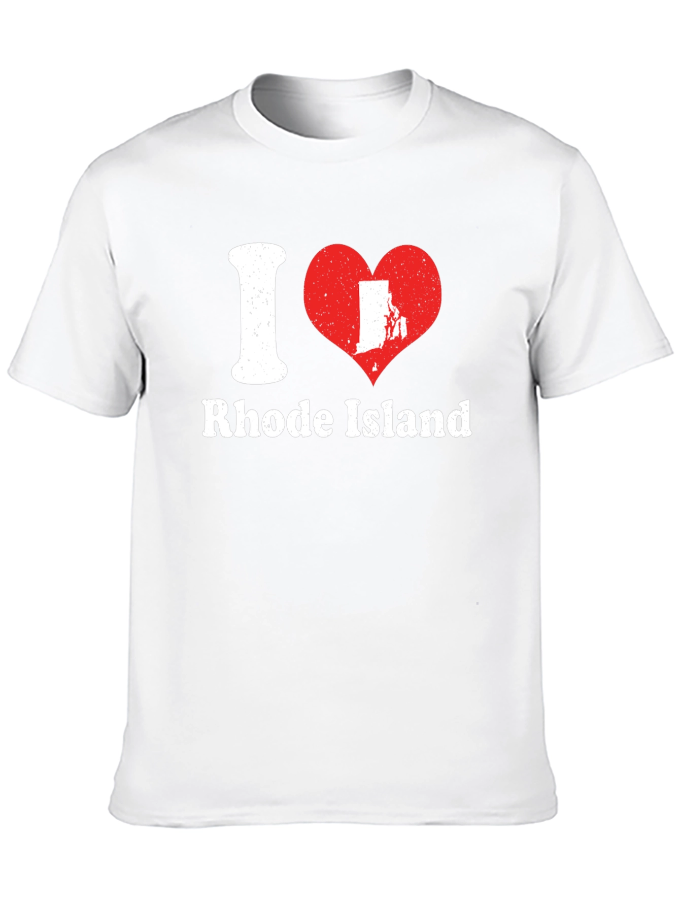 I Heart Rhode Island Black T-Shirt