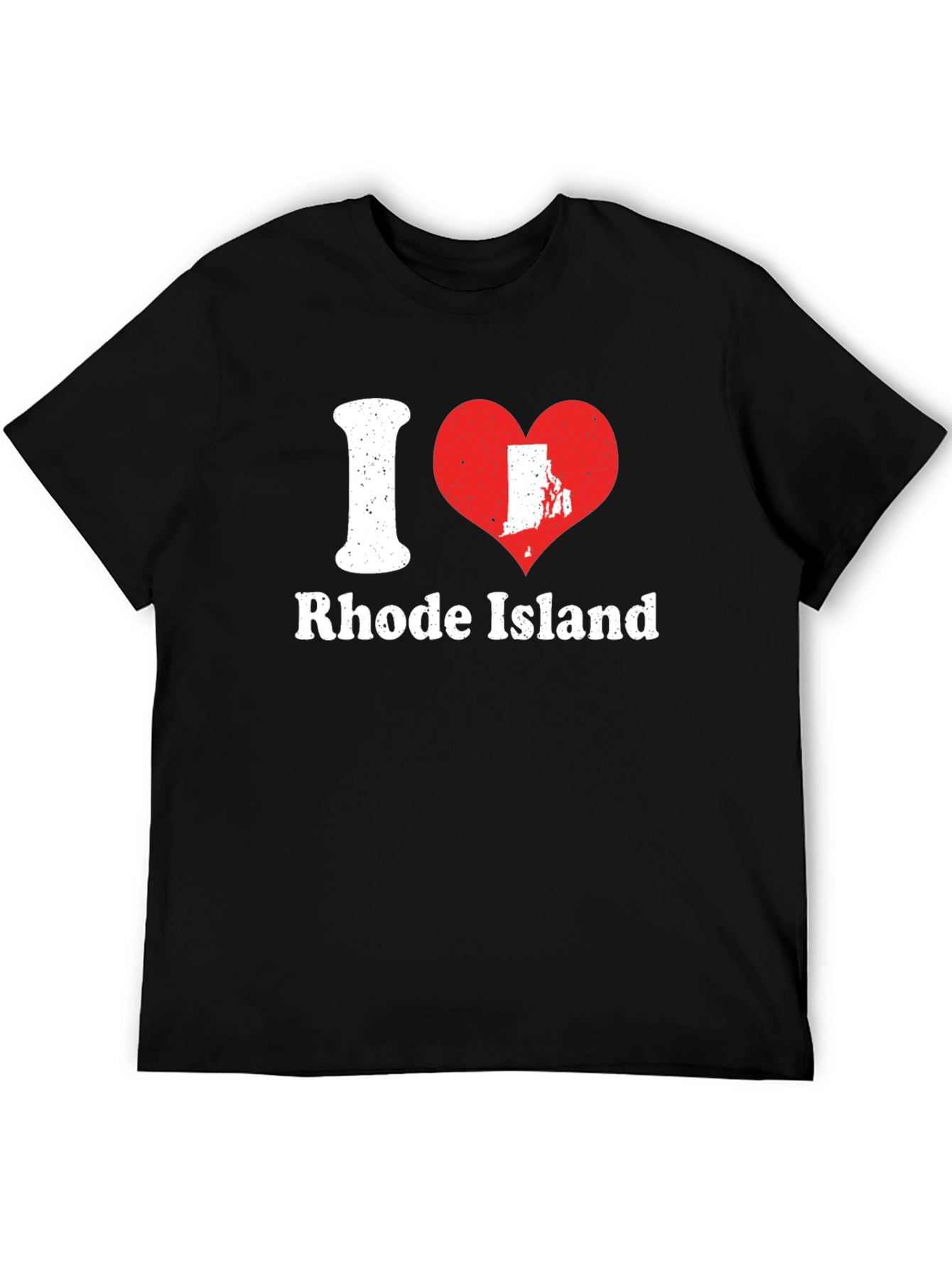 I Heart Rhode Island Black T-Shirt