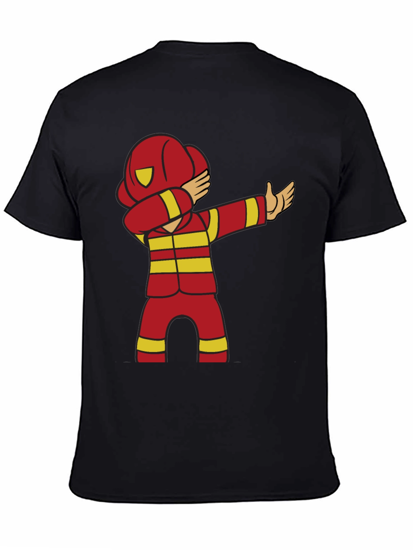 Firefighter Dab Black T-Shirt