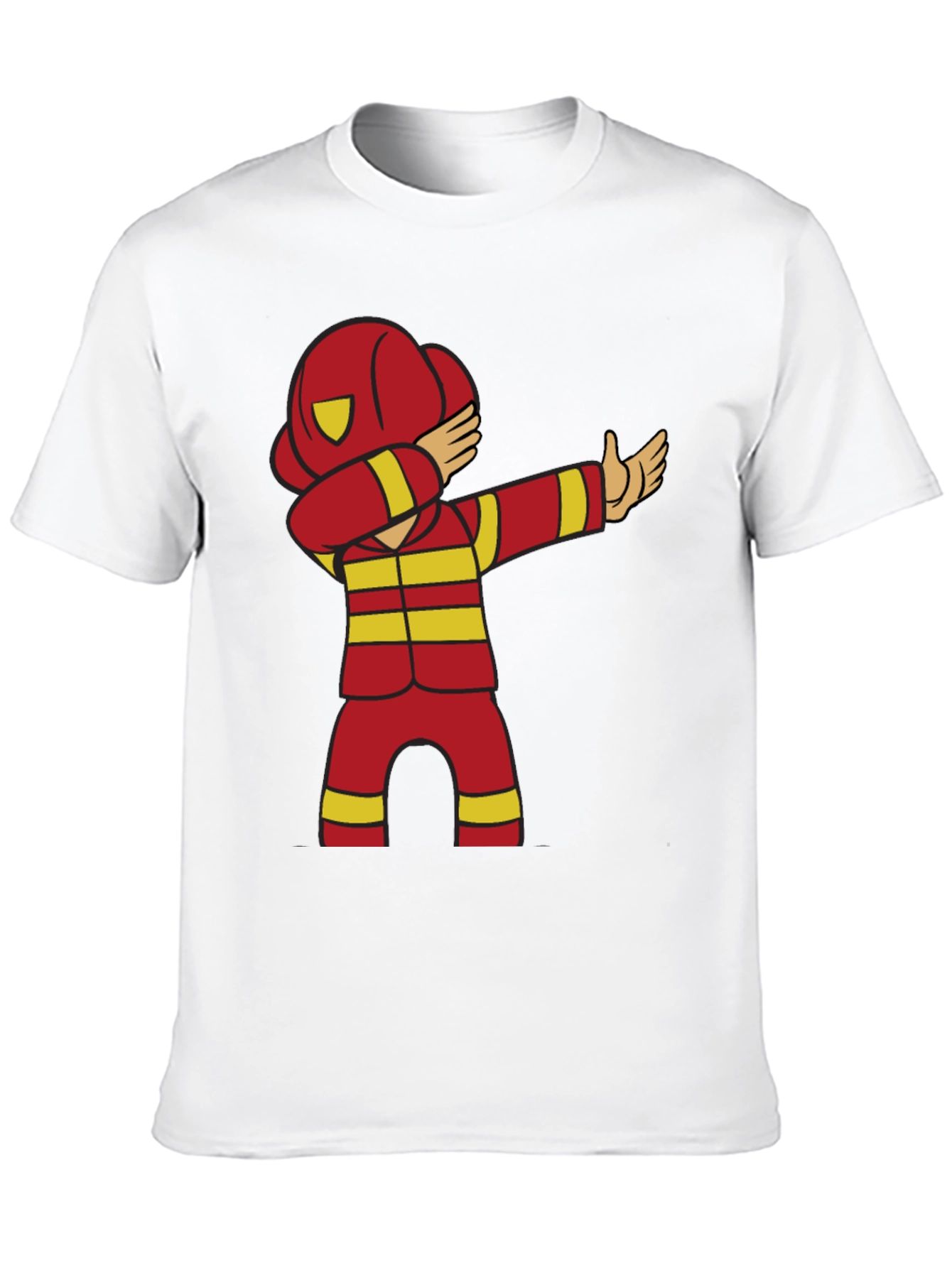 Firefighter Dab Black T-Shirt