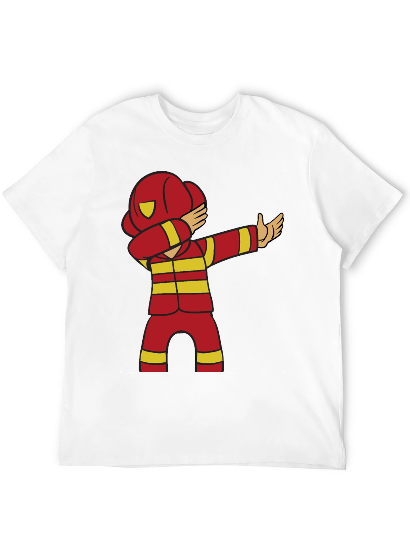 Firefighter Dab Black T-Shirt
