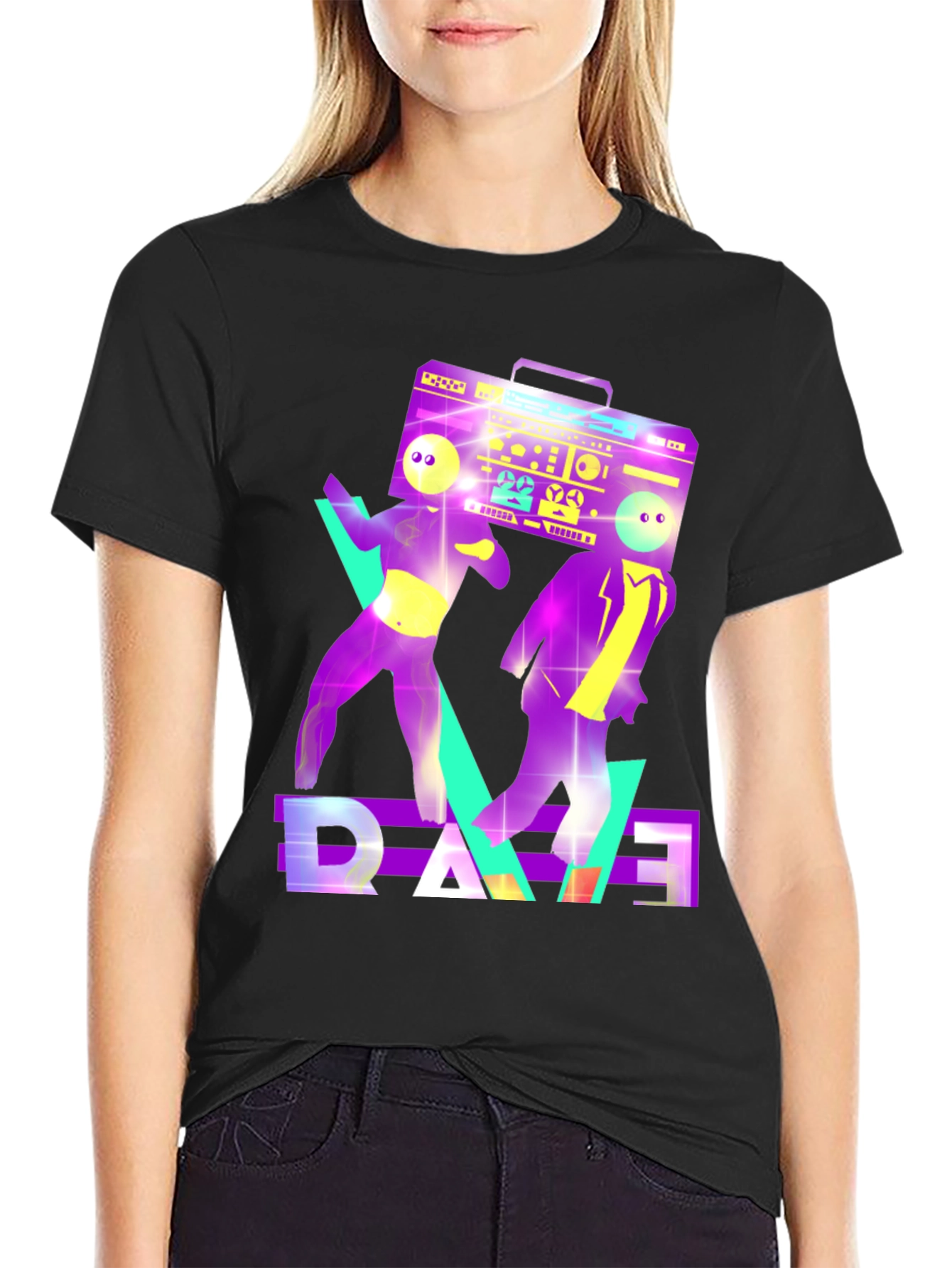 Retro Rave Graphic T-Shirt