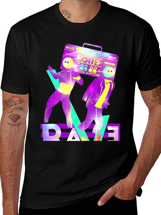 Retro Rave Graphic T-Shirt