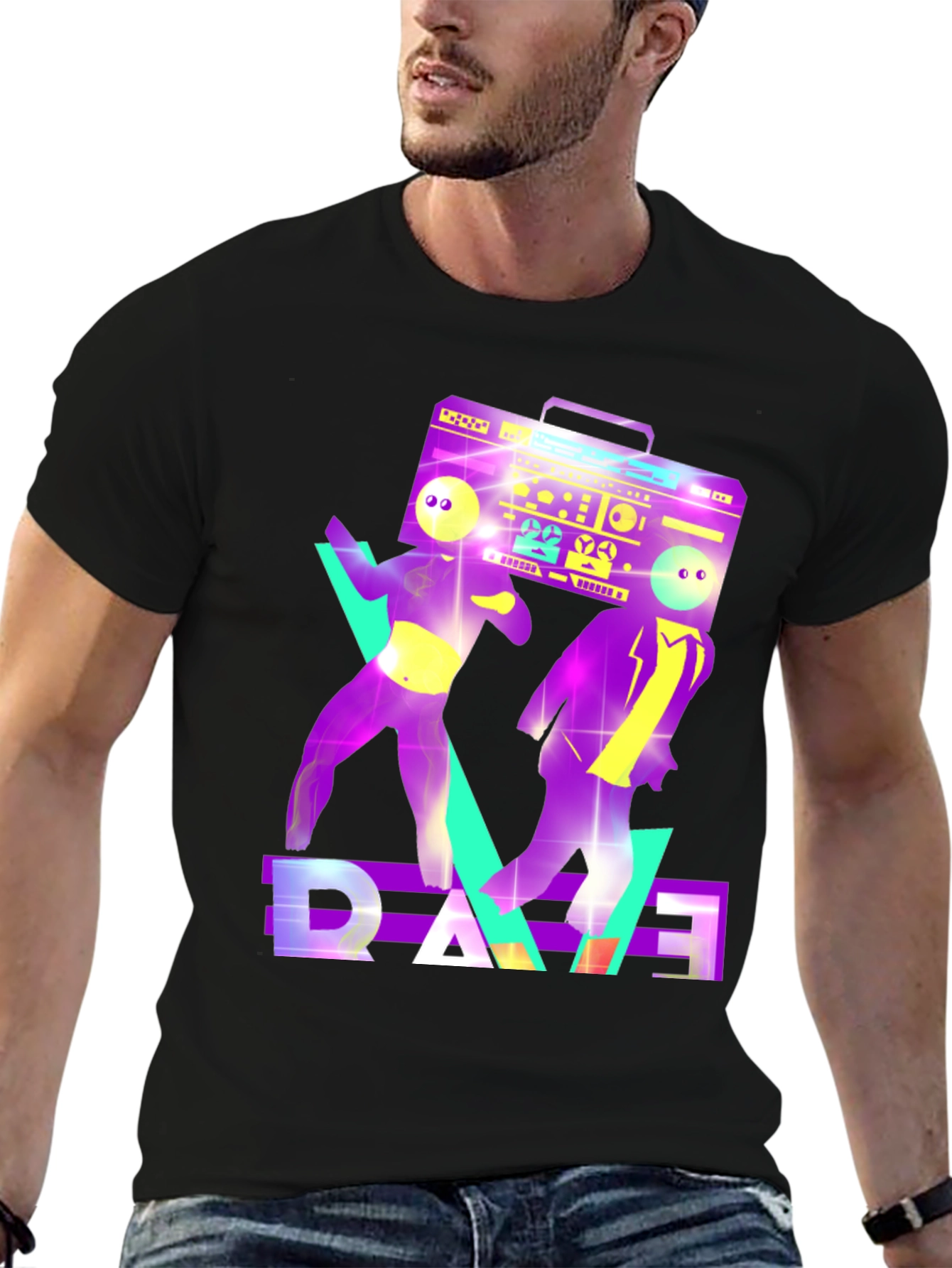Retro Rave Graphic T-Shirt