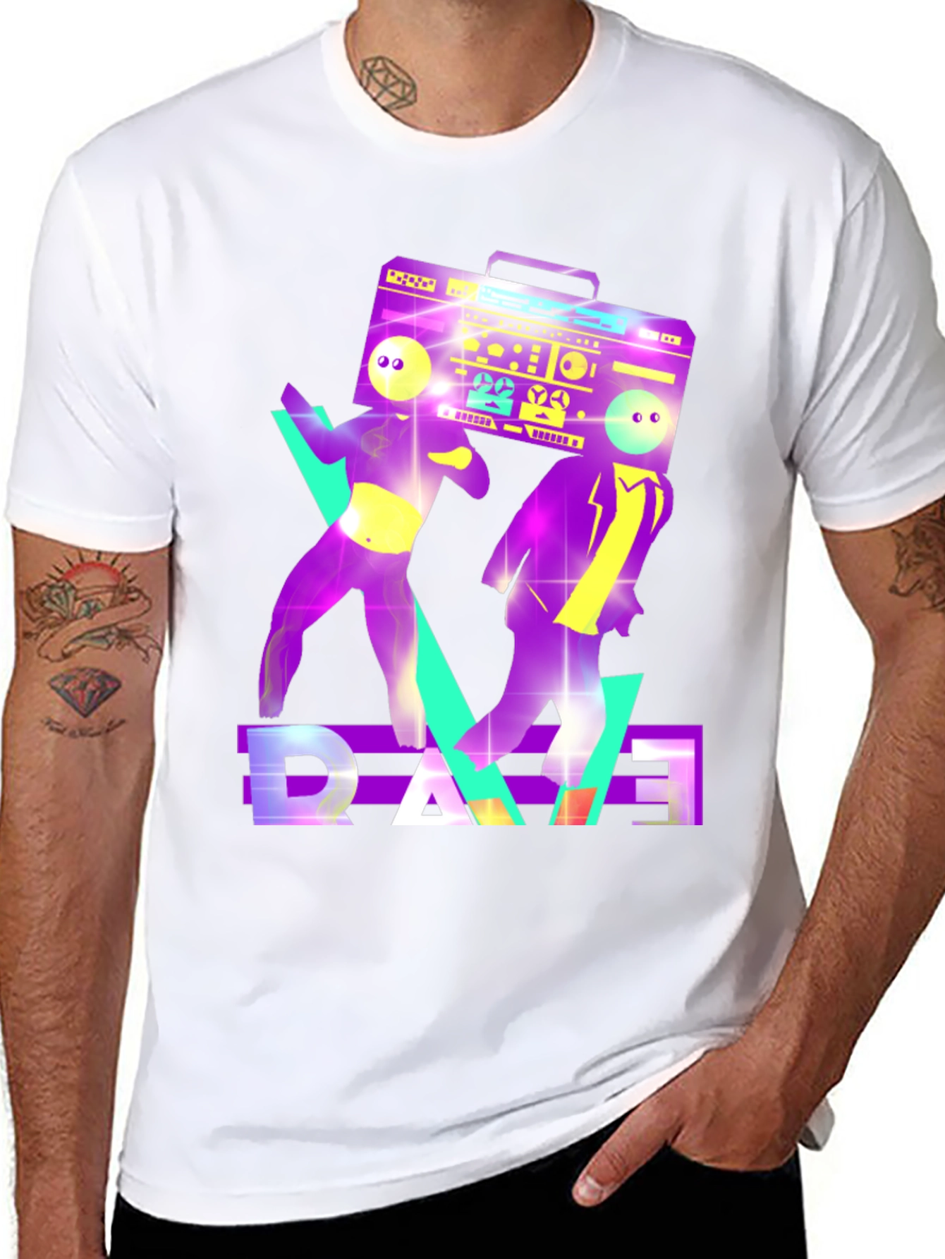 Retro Rave Graphic T-Shirt