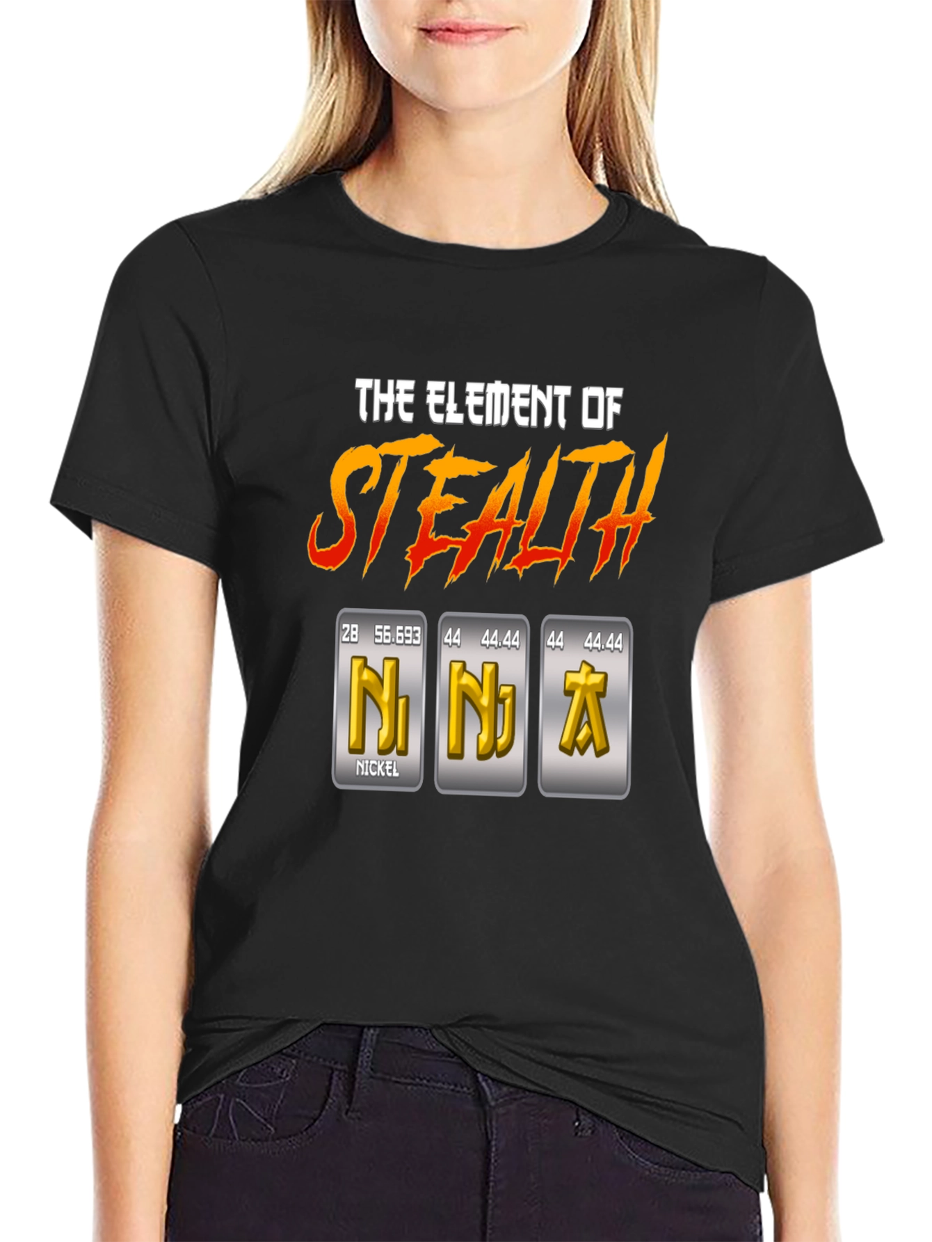 Element of Stealth T-Shirt - Ninja Periodic Table Pun