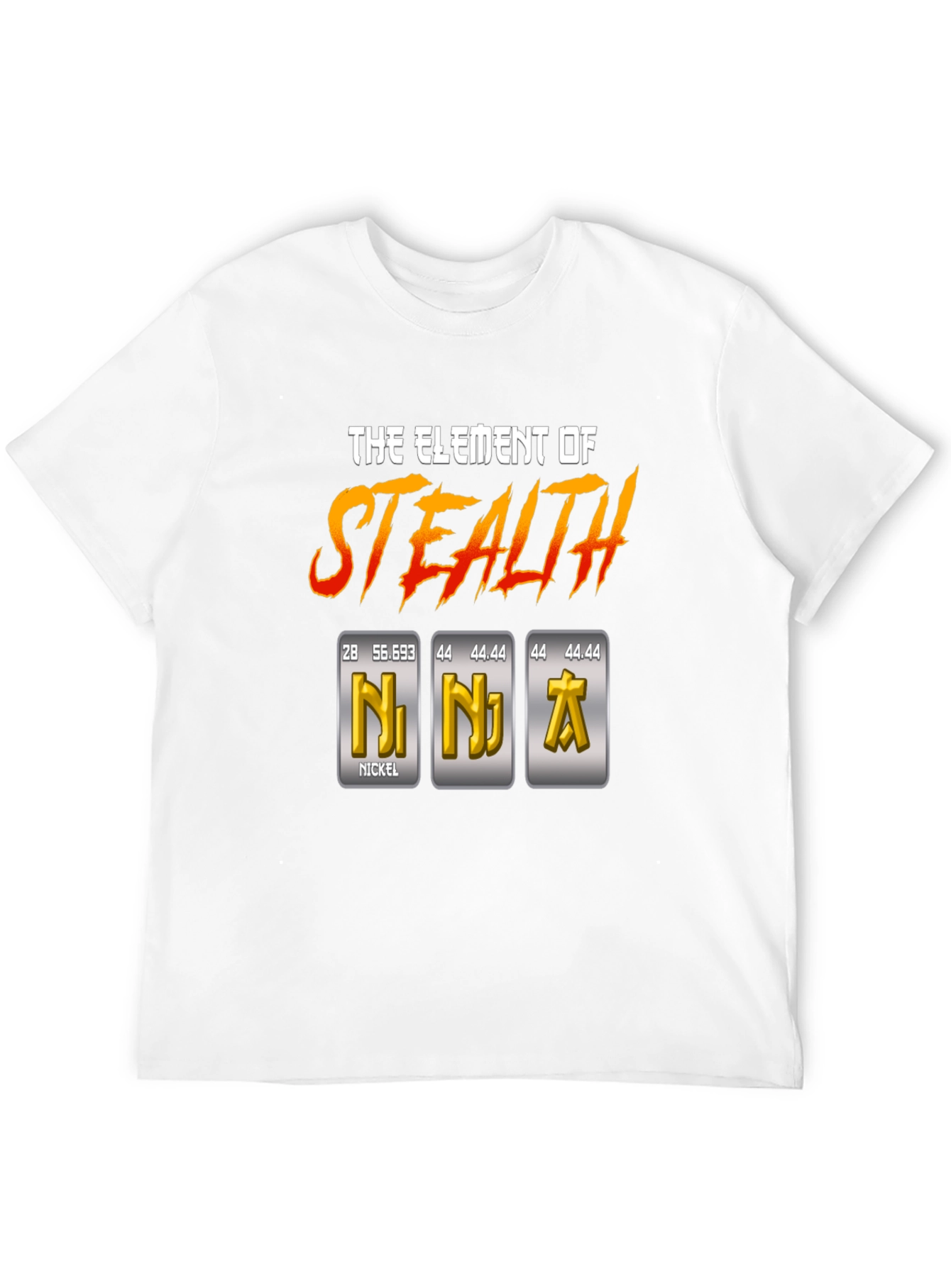 Element of Stealth T-Shirt - Ninja Periodic Table Pun