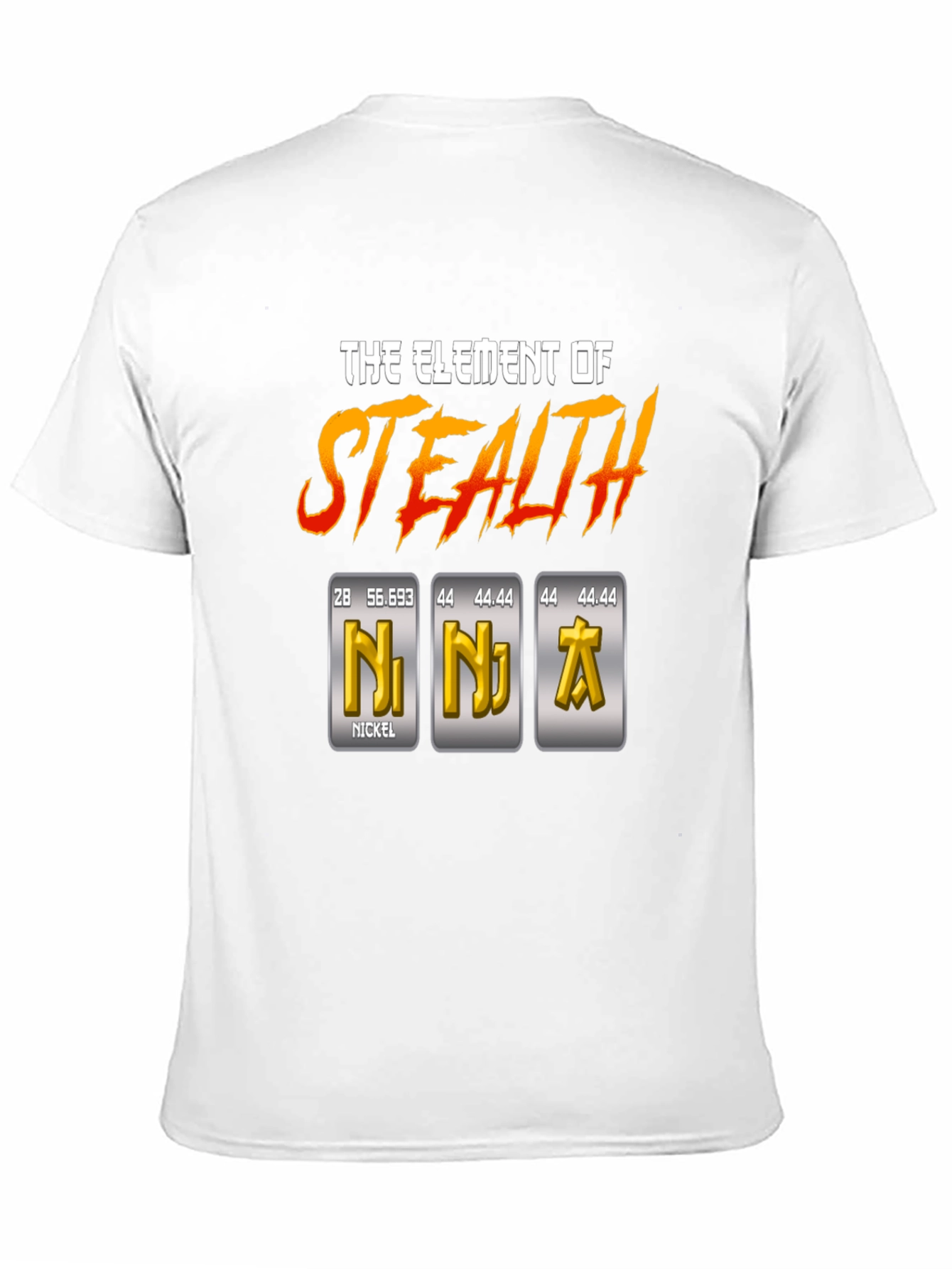 Element of Stealth T-Shirt - Ninja Periodic Table Pun