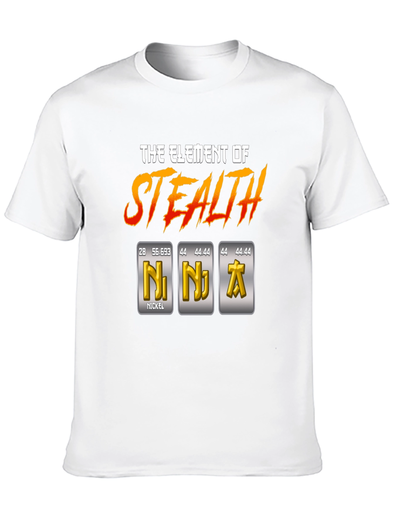 Element of Stealth T-Shirt - Ninja Periodic Table Pun