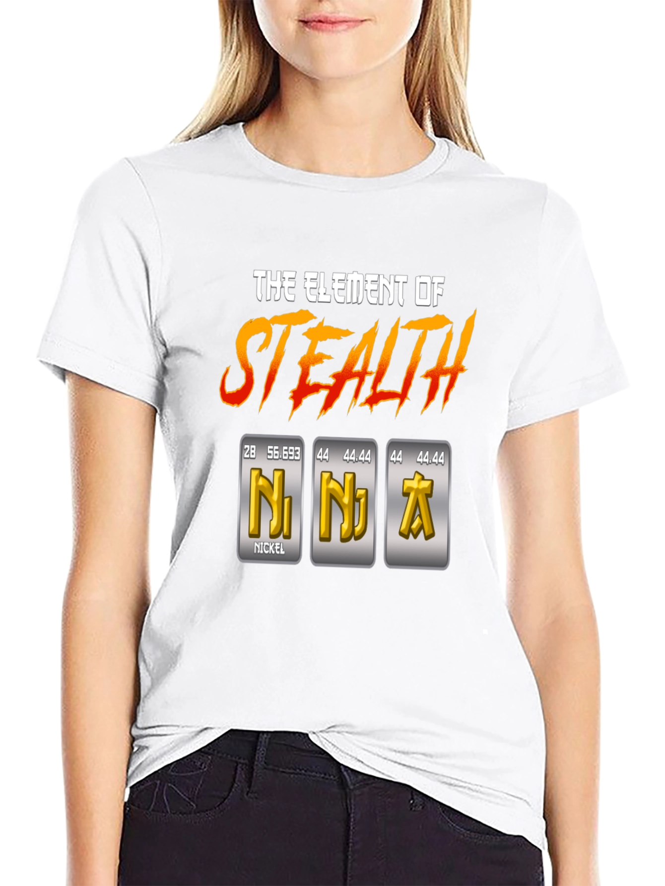 Element of Stealth T-Shirt - Ninja Periodic Table Pun