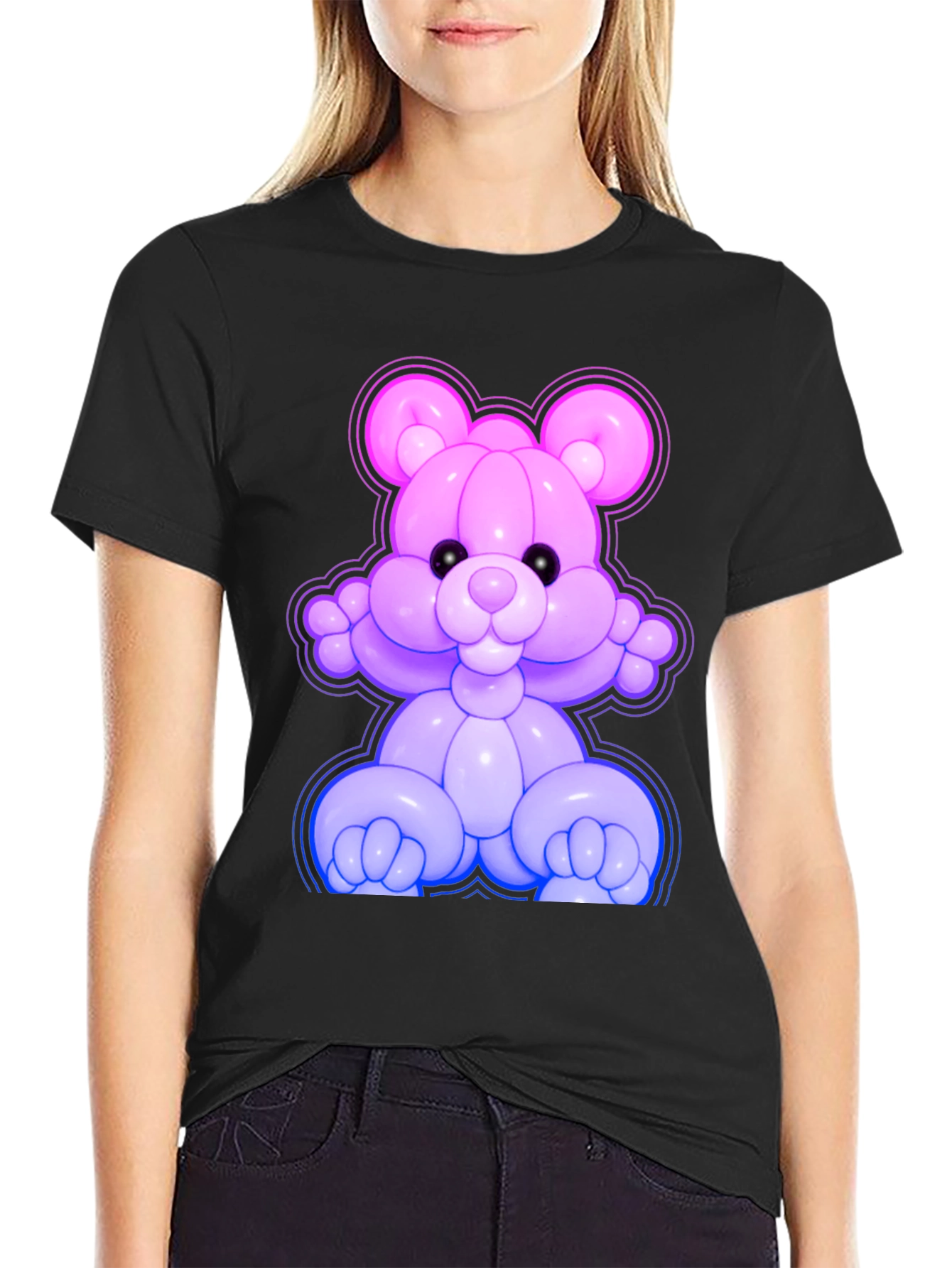Balloon Bear Graphic Tee - Fun & Unique!