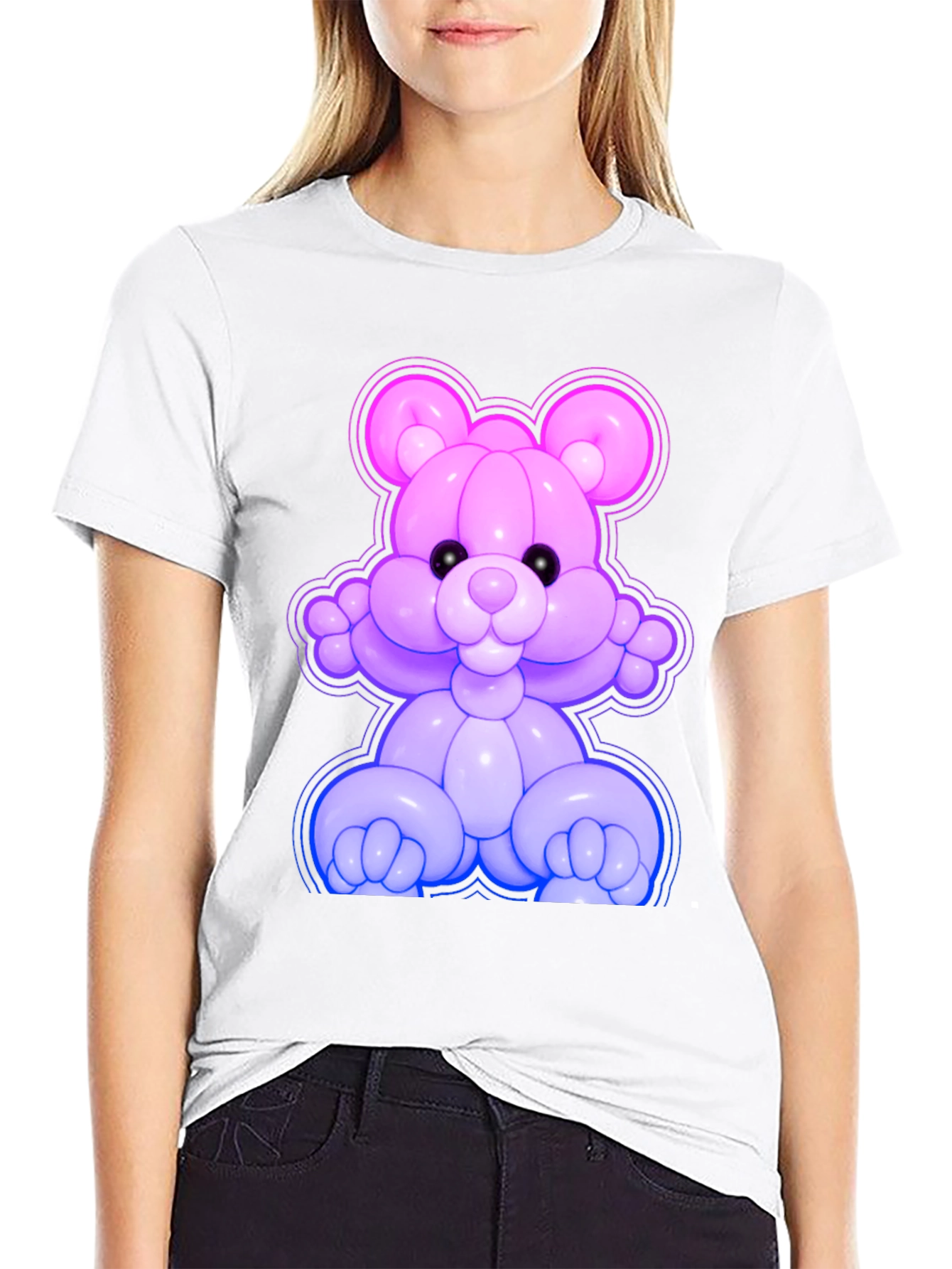 Balloon Bear Graphic Tee - Fun & Unique!
