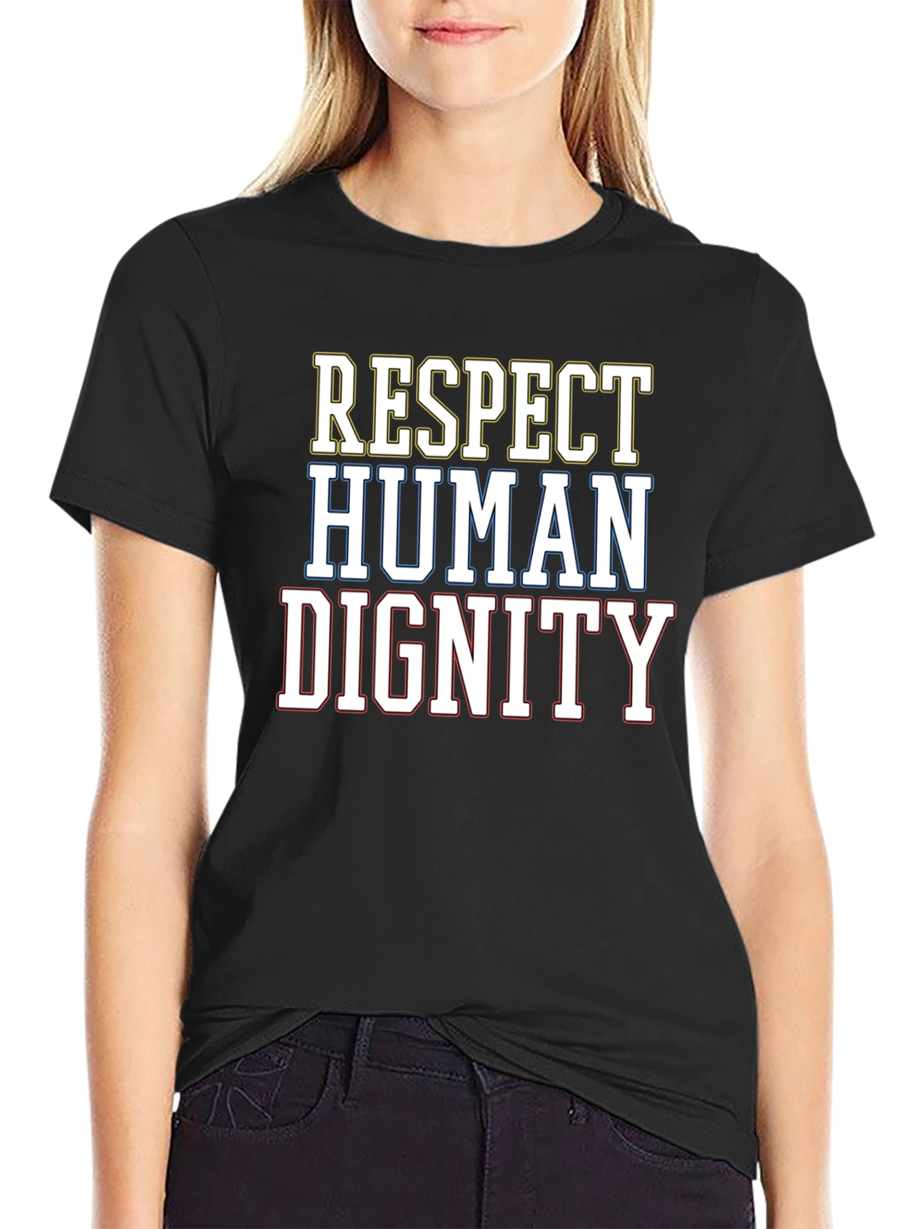 Respect Human Dignity Graphic Tee
