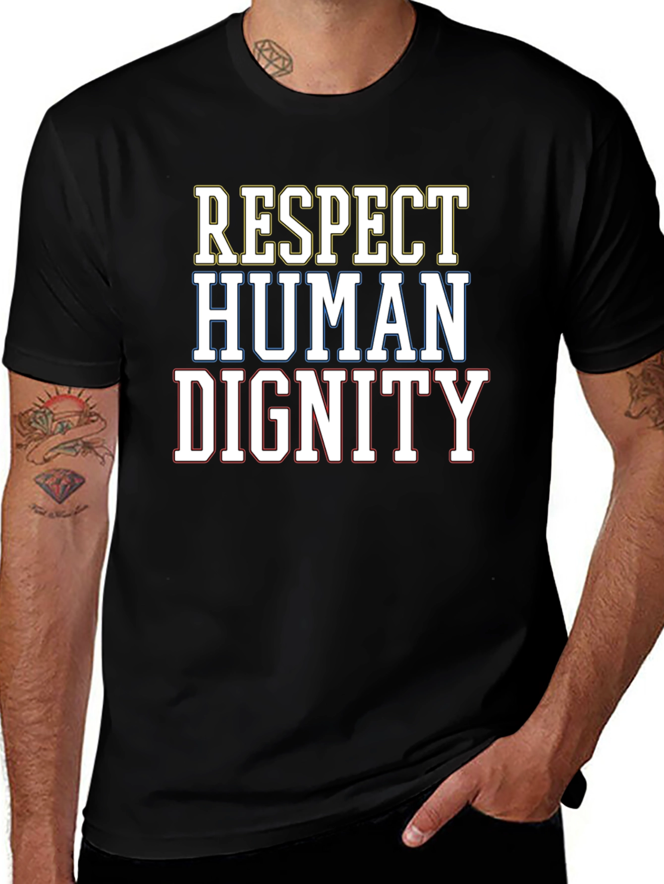 Respect Human Dignity Graphic Tee