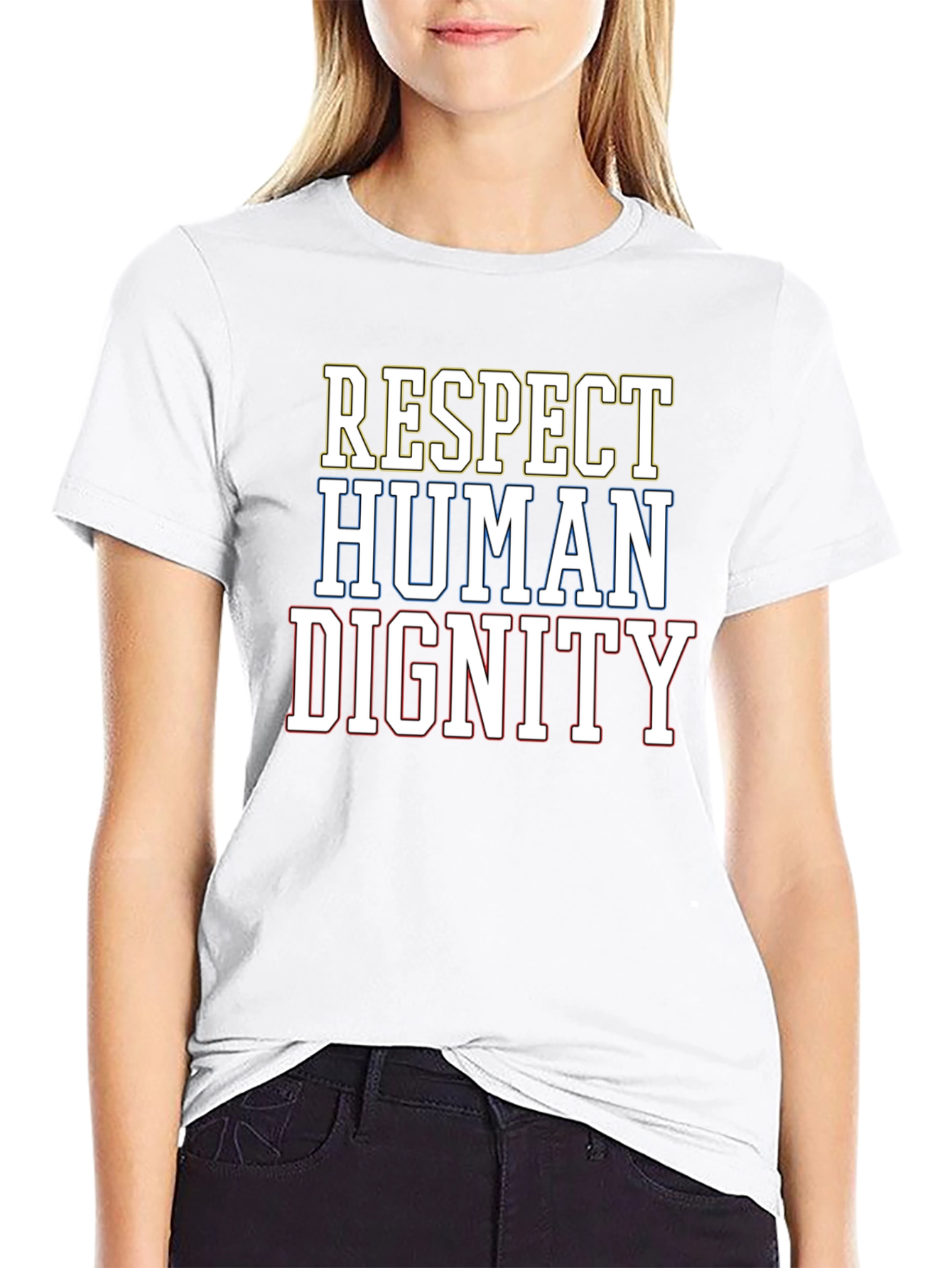 Respect Human Dignity Graphic Tee