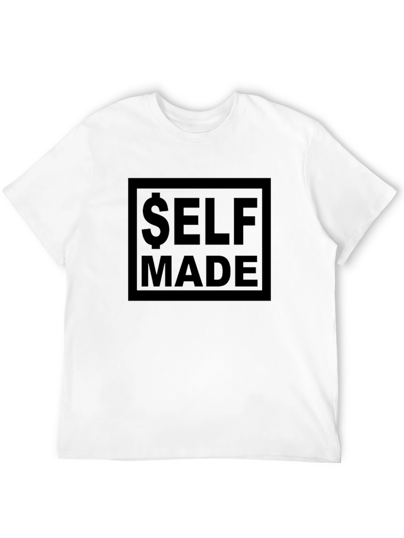 Self Made Graphic Tee - Black Crew Neck