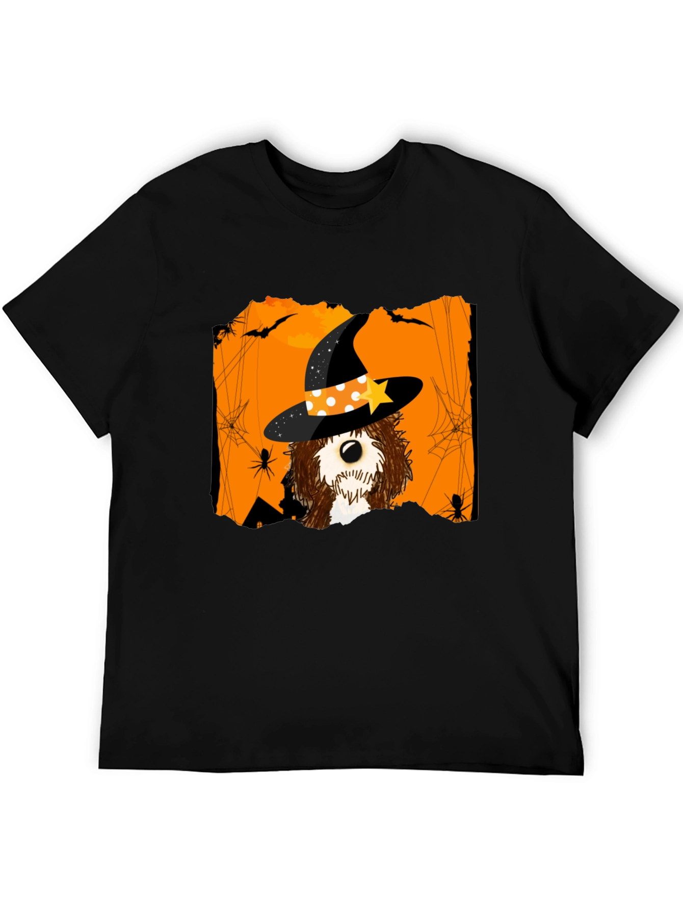 Halloween Witch Dog T-Shirt