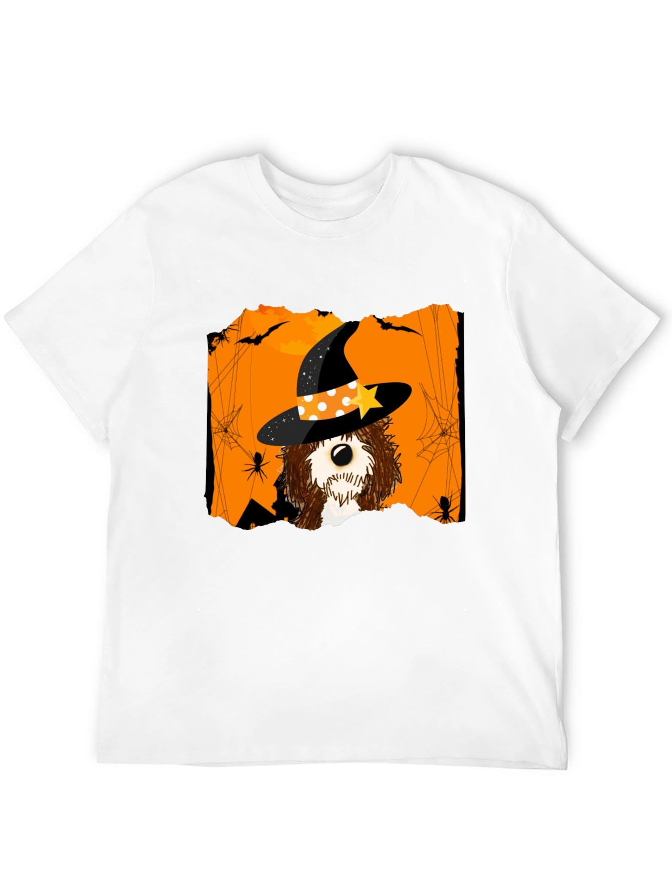 Halloween Witch Dog T-Shirt