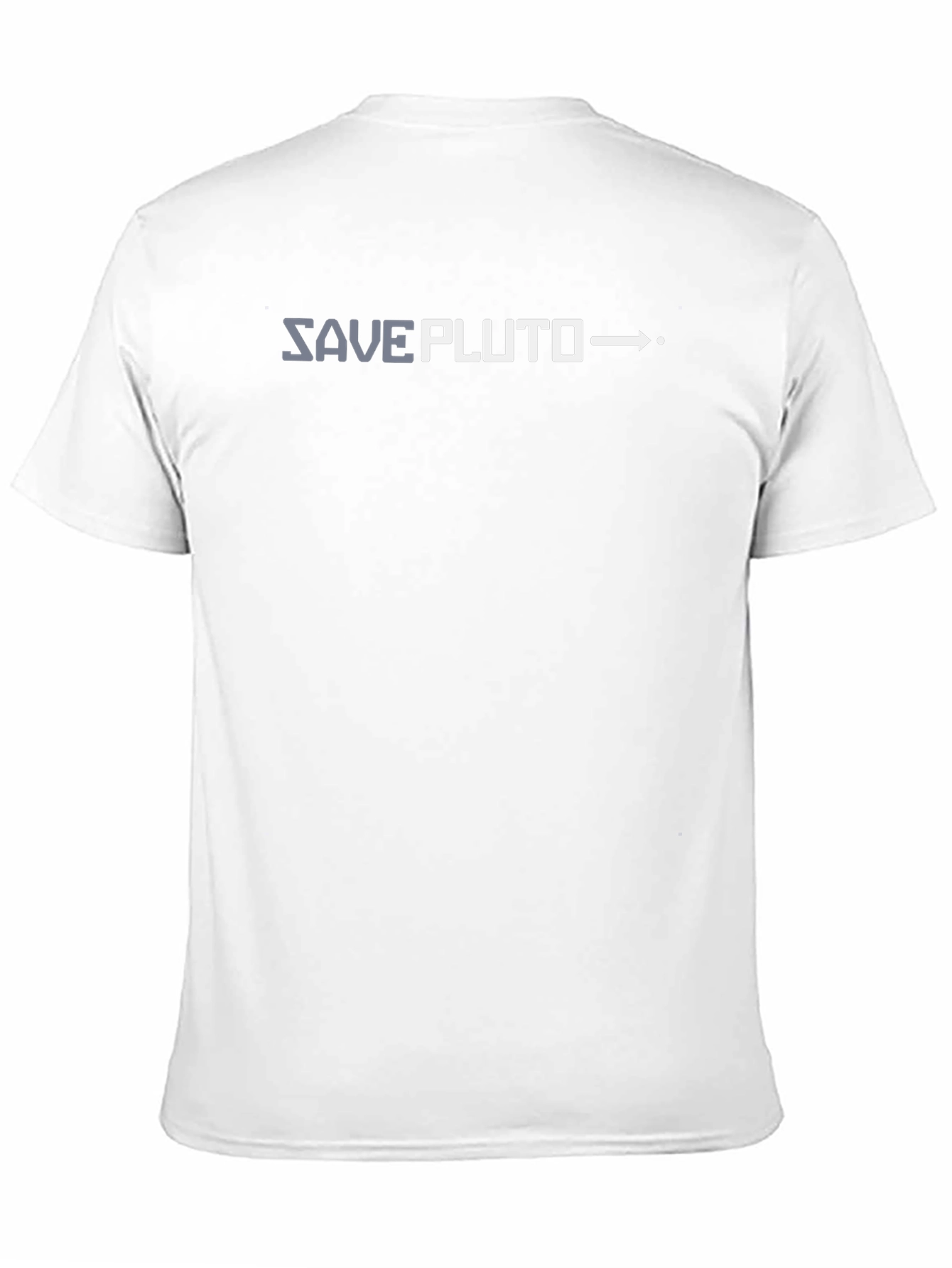 Save Pluto Black T-Shirt - Space Advocacy Tee