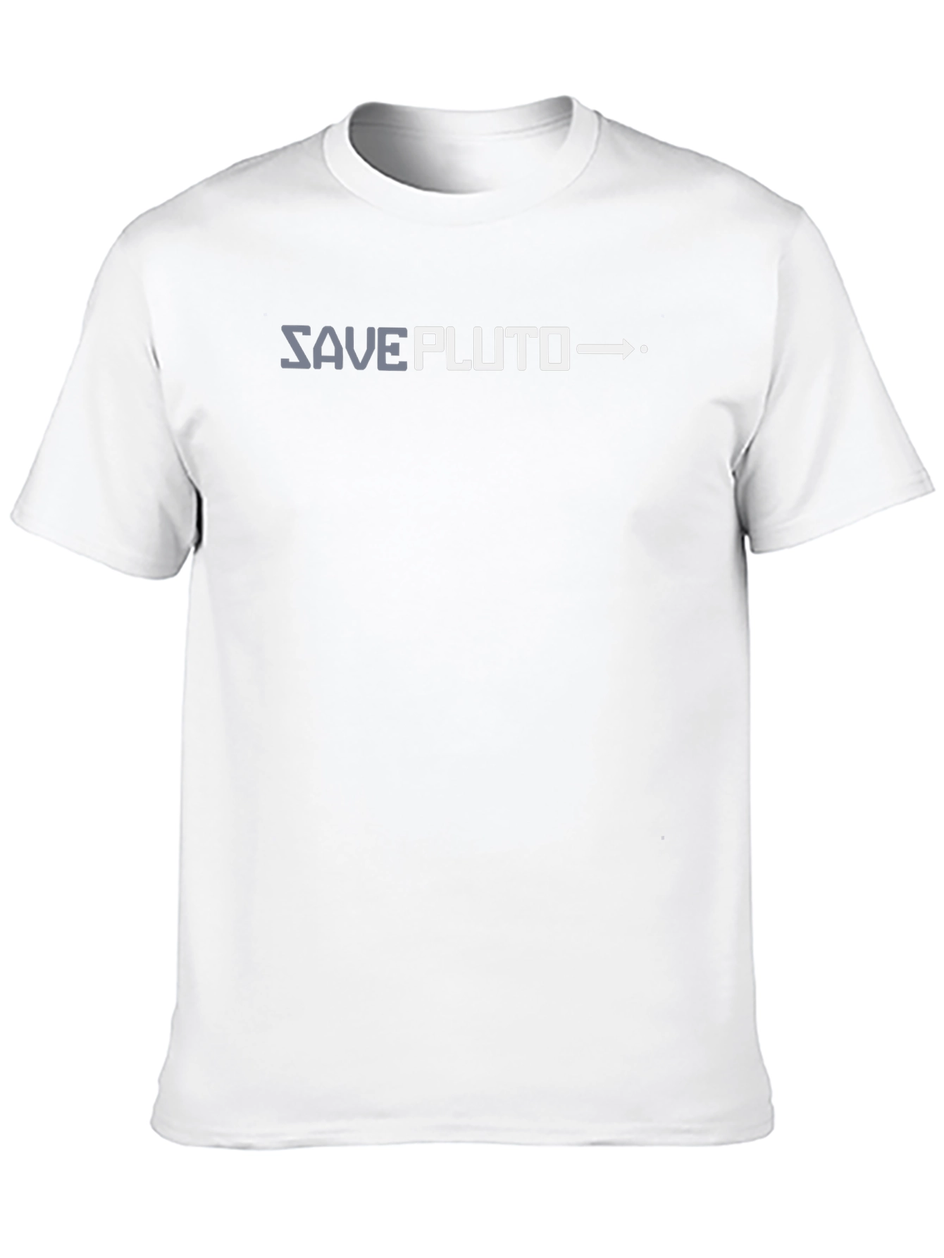 Save Pluto Black T-Shirt - Space Advocacy Tee