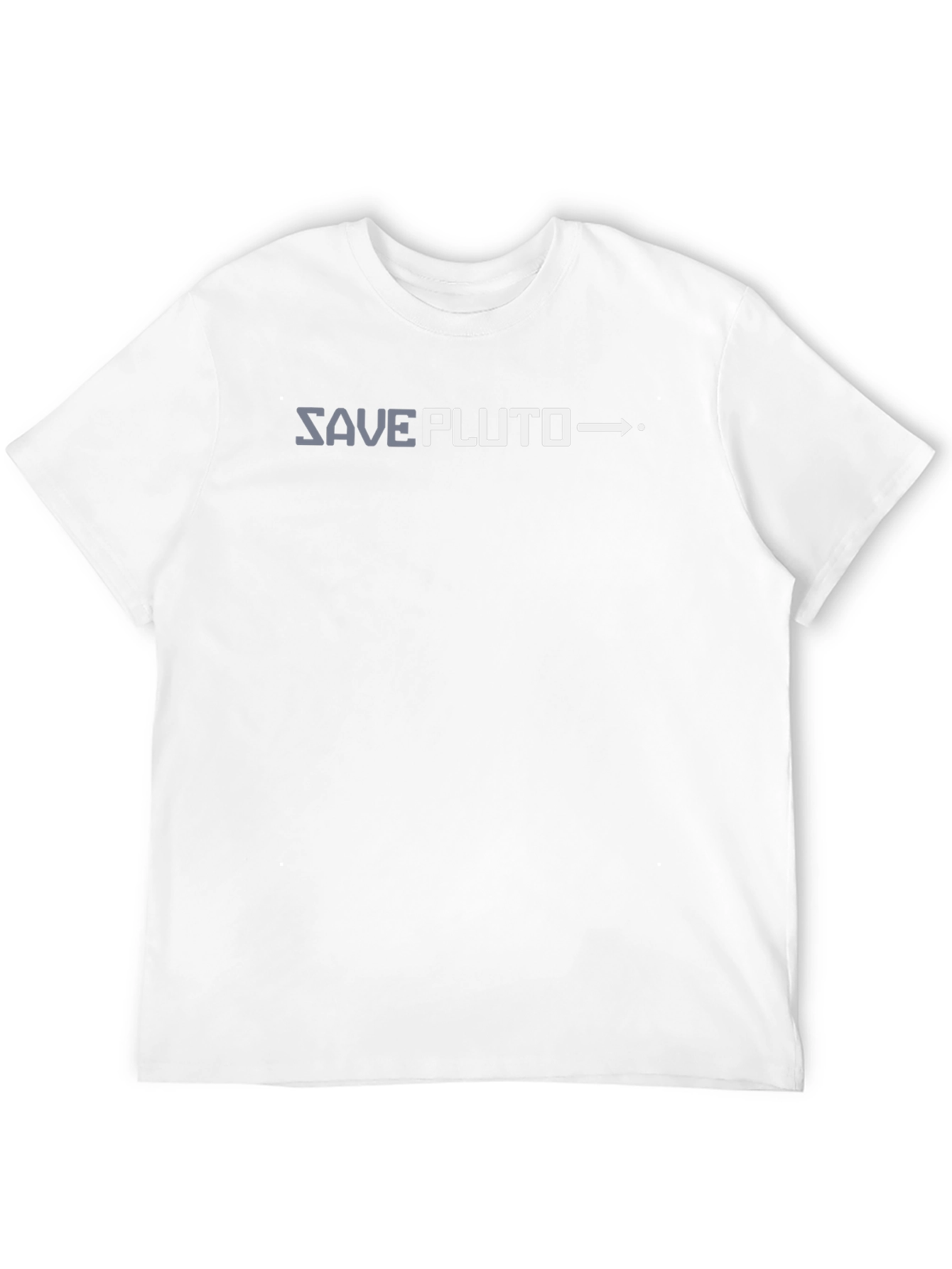 Save Pluto Black T-Shirt - Space Advocacy Tee