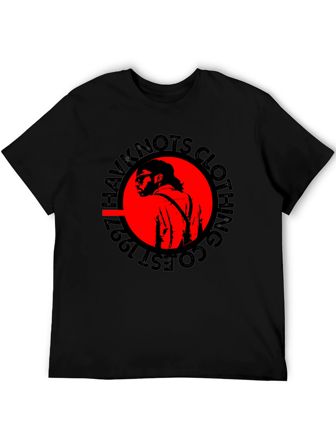 HavkKnots Clothing EST 1997 Black T-Shirt