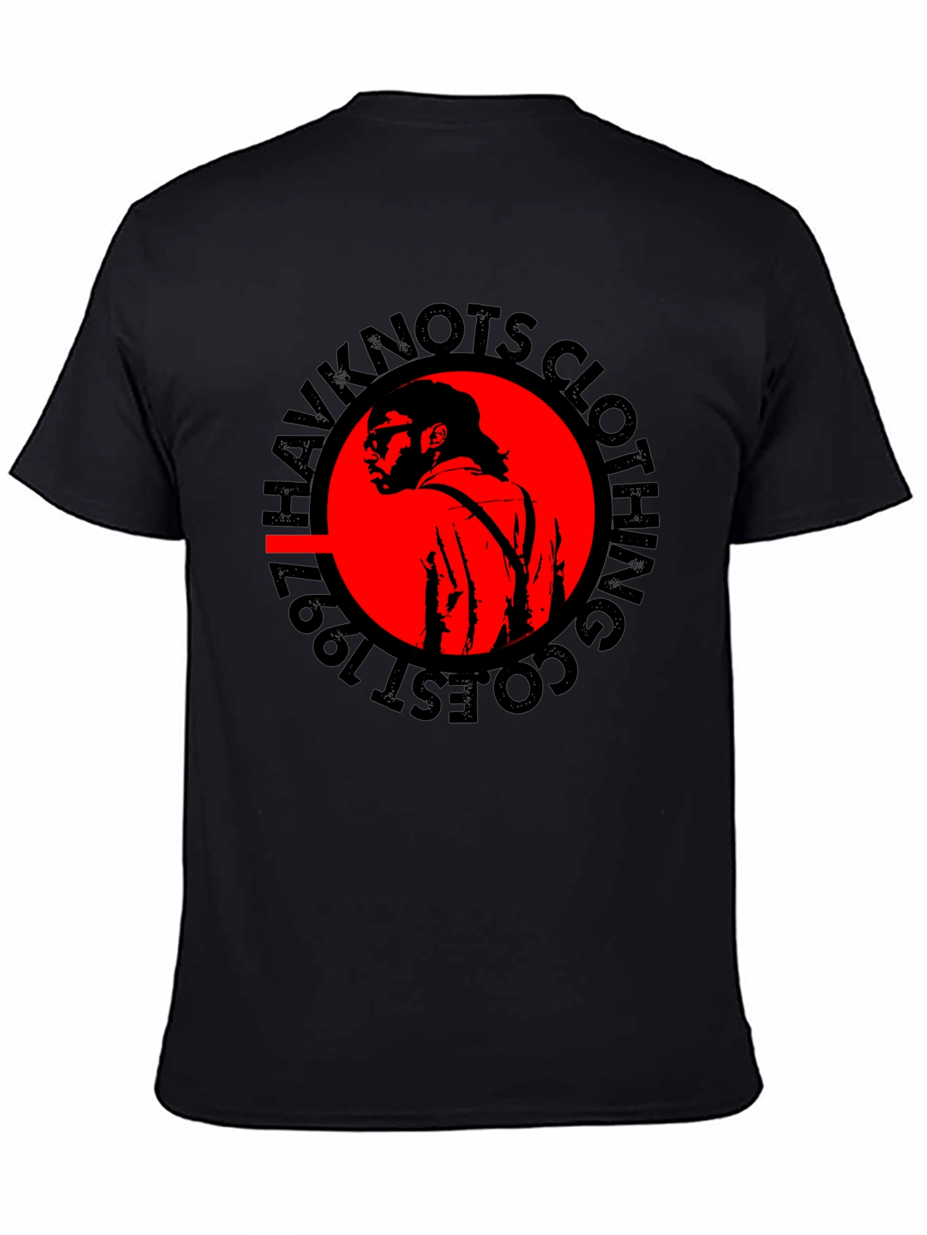 HavkKnots Clothing EST 1997 Black T-Shirt