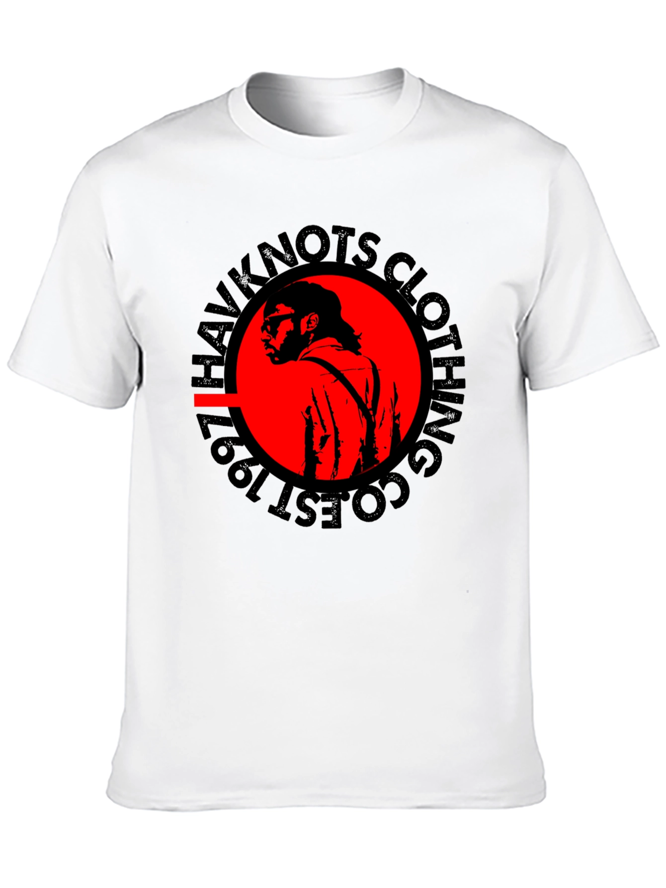 HavkKnots Clothing EST 1997 Black T-Shirt