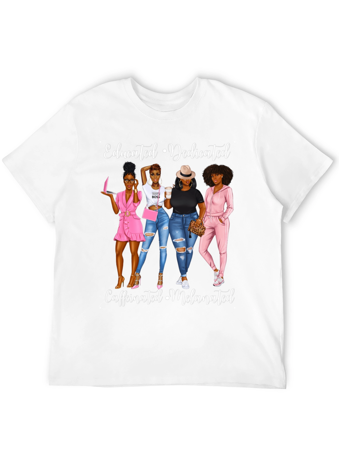 Educated Dedicated Melanated Graphic Tee