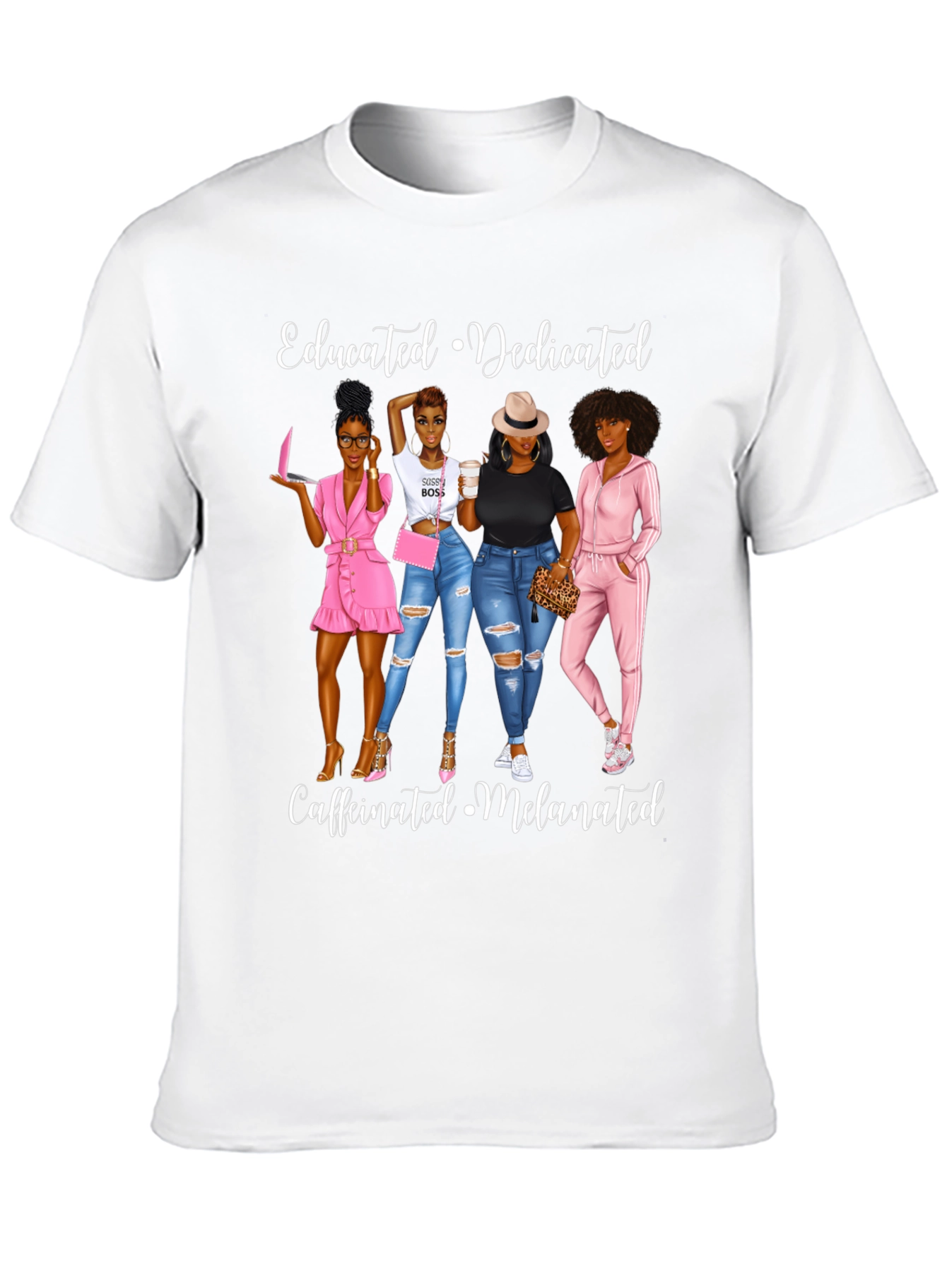 Educated Dedicated Melanated Graphic Tee