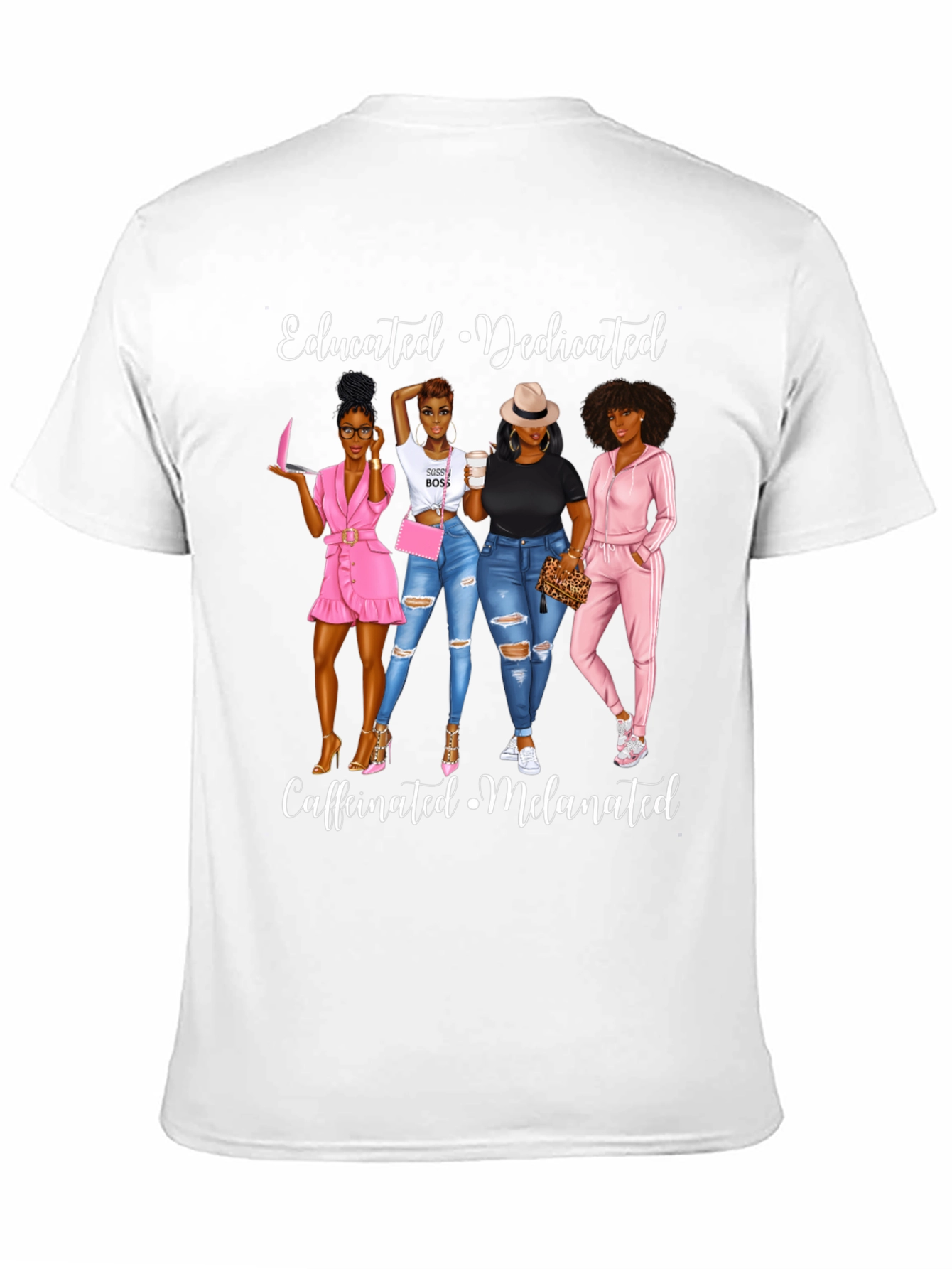 Educated Dedicated Melanated Graphic Tee