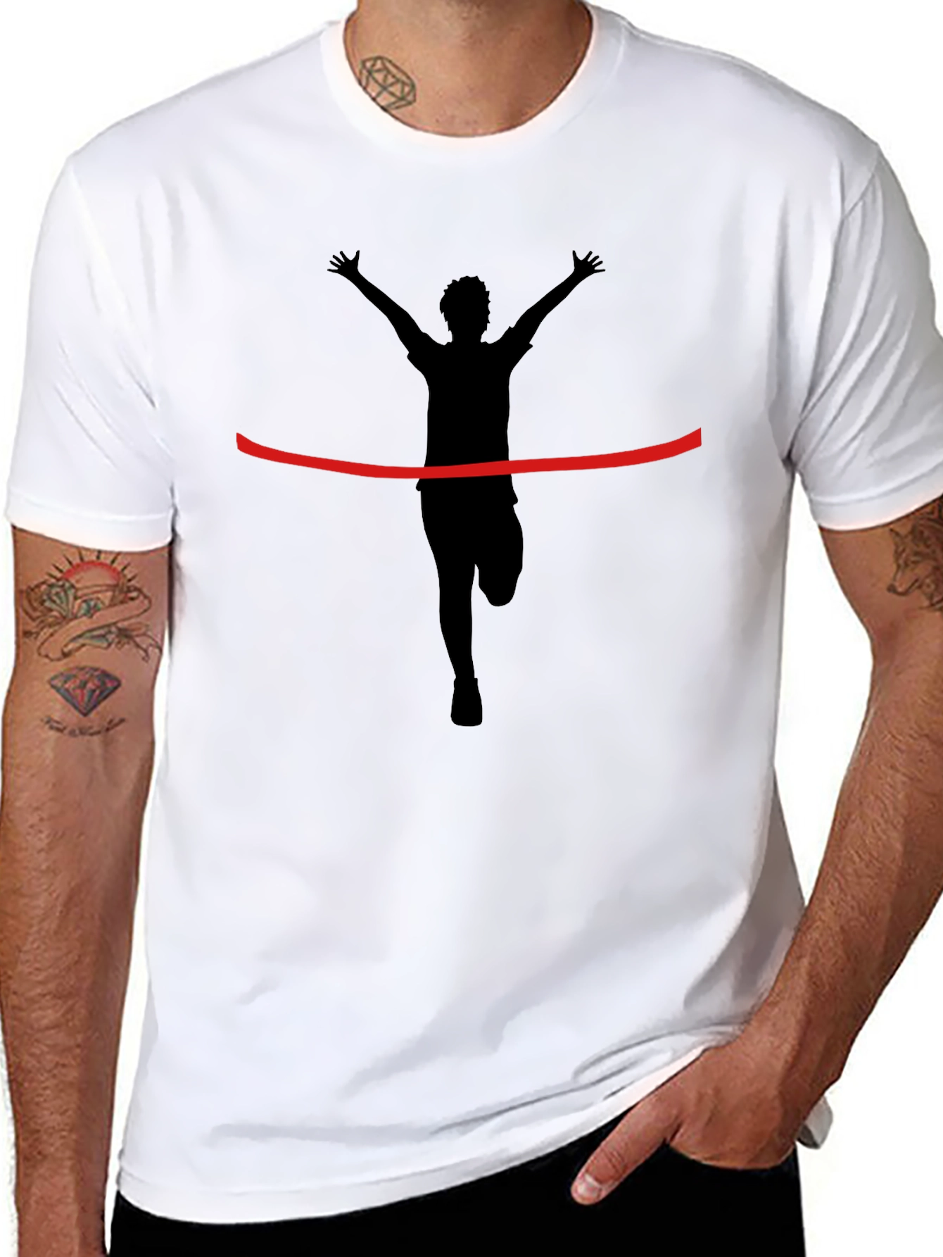 Finish Line Graphic T-Shirt