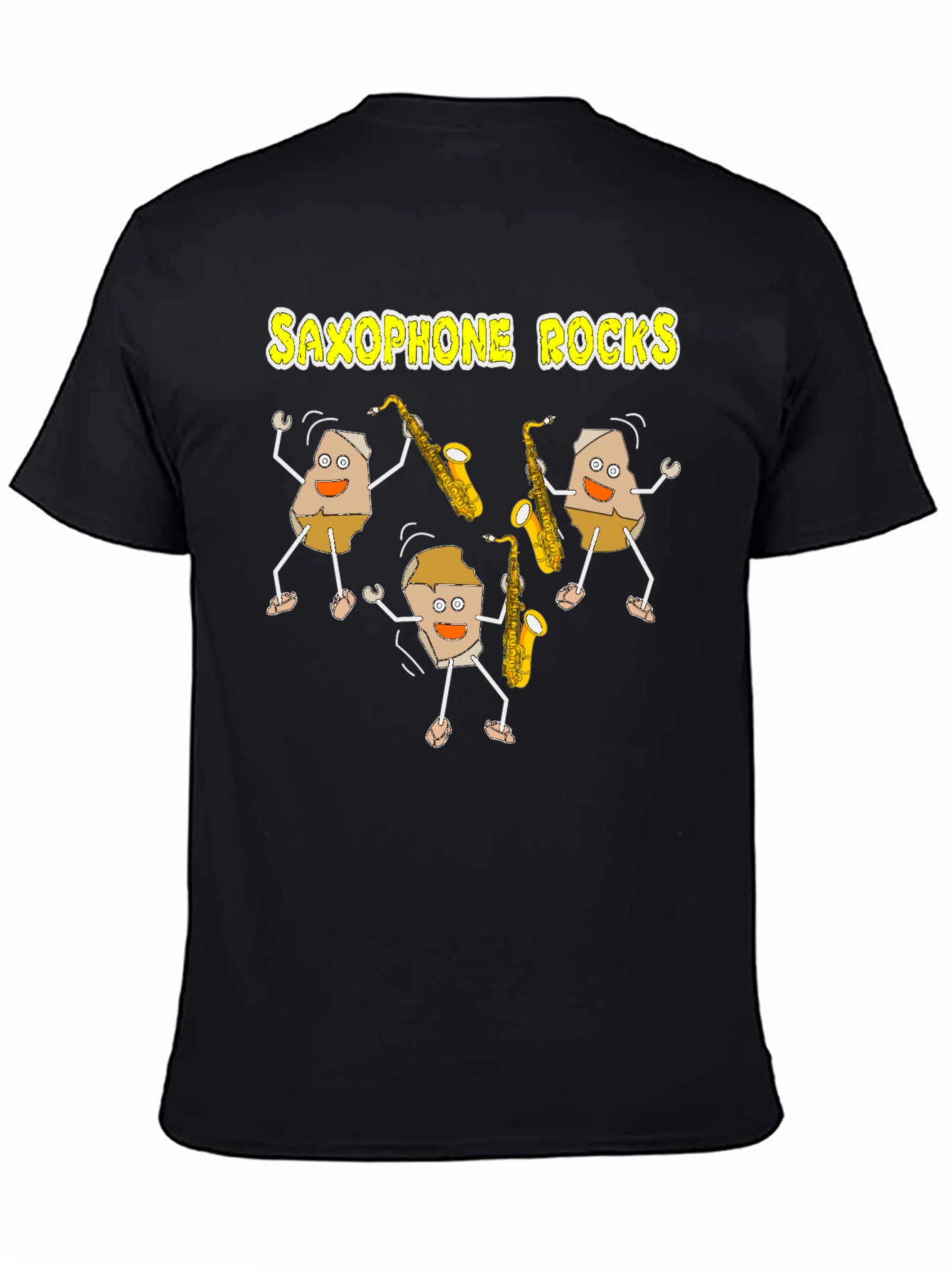 Saxophone Rocks Graphic Tee
