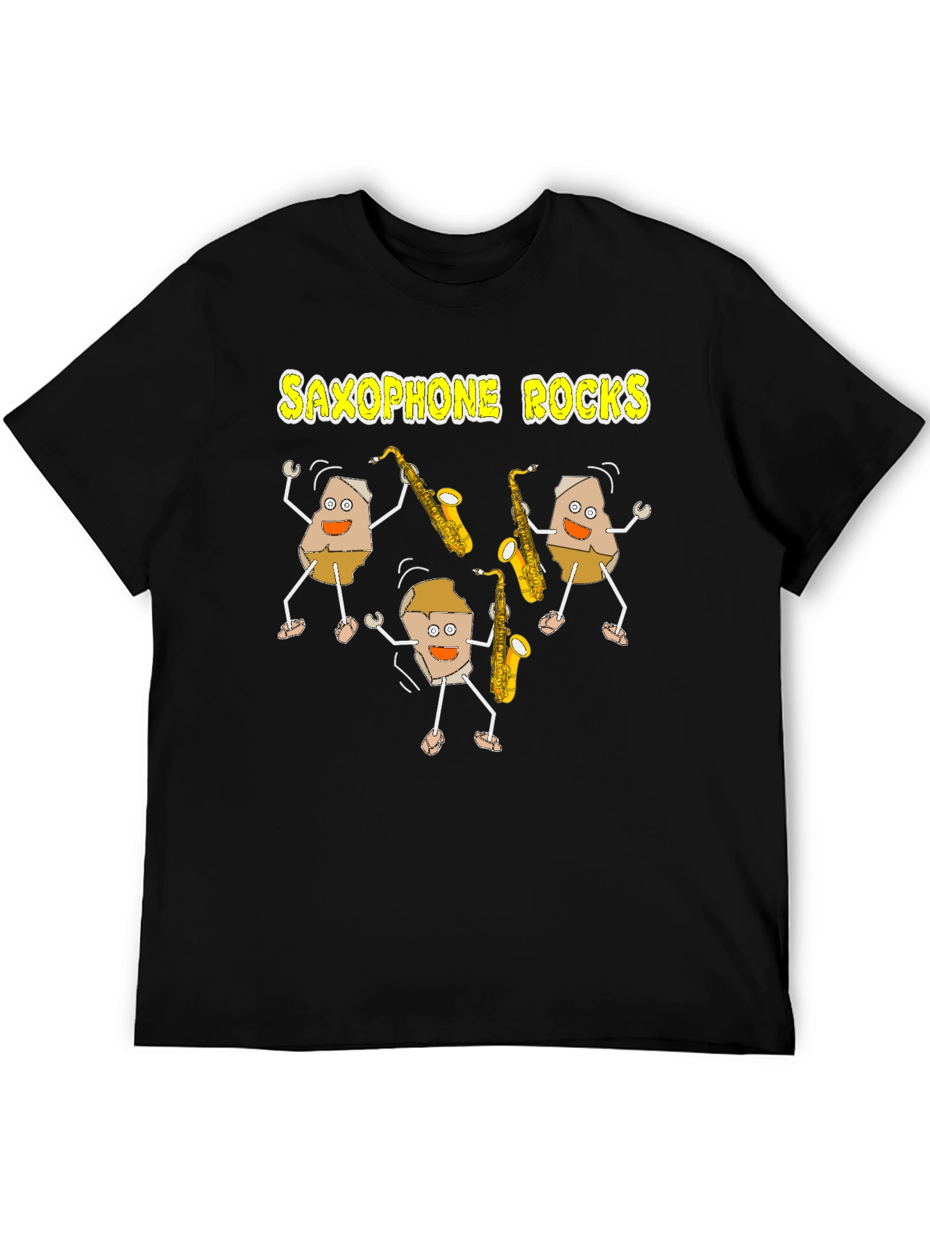 Saxophone Rocks Graphic Tee