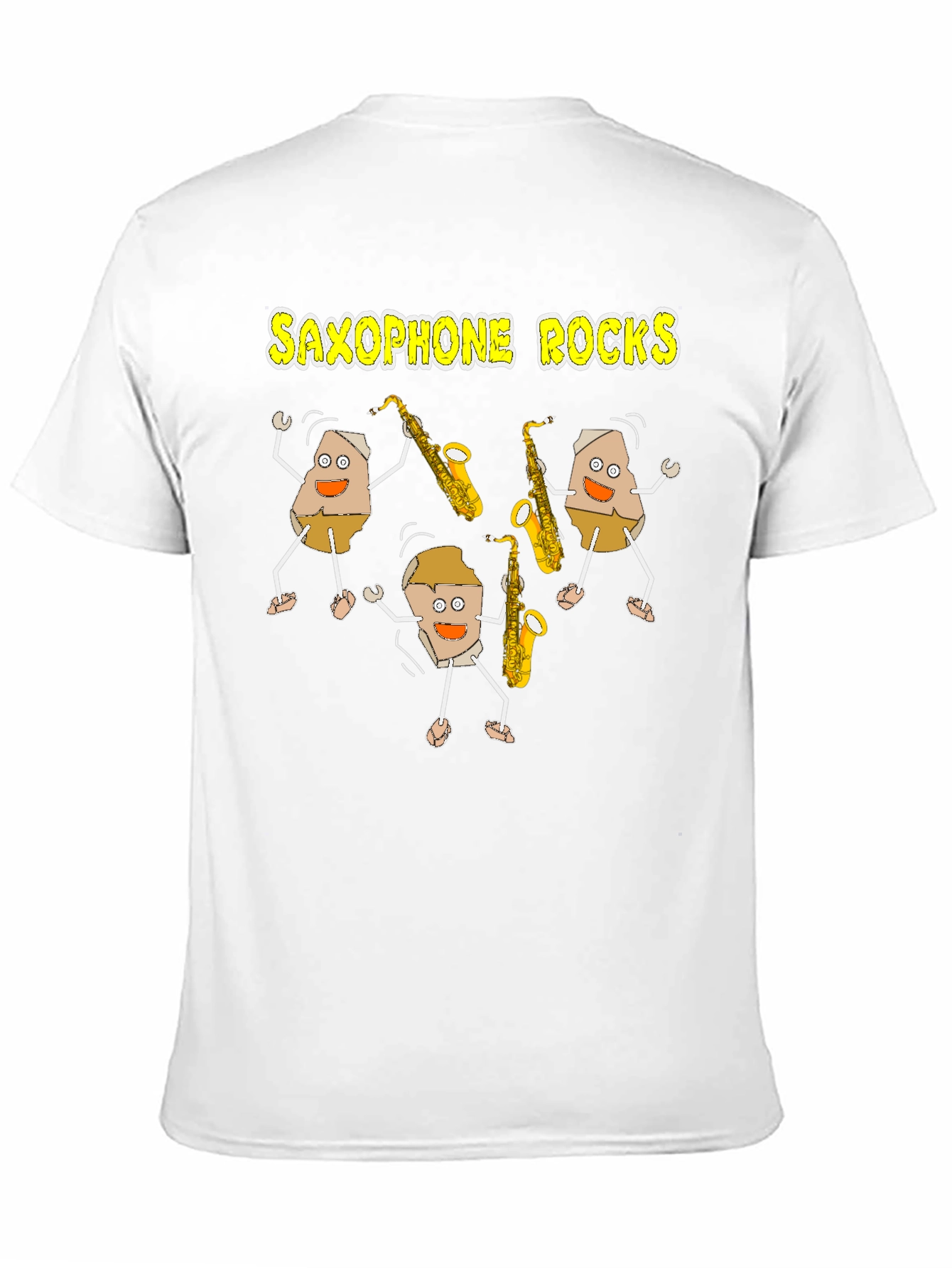 Saxophone Rocks Graphic Tee