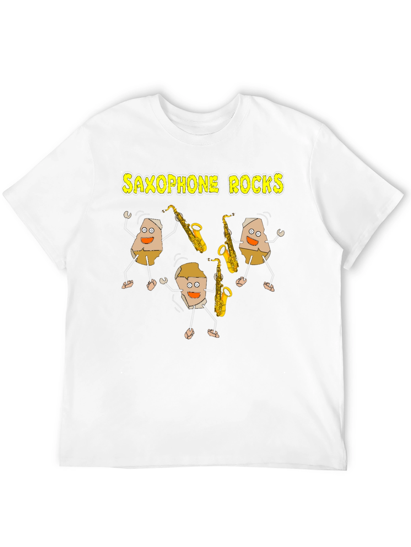 Saxophone Rocks Graphic Tee