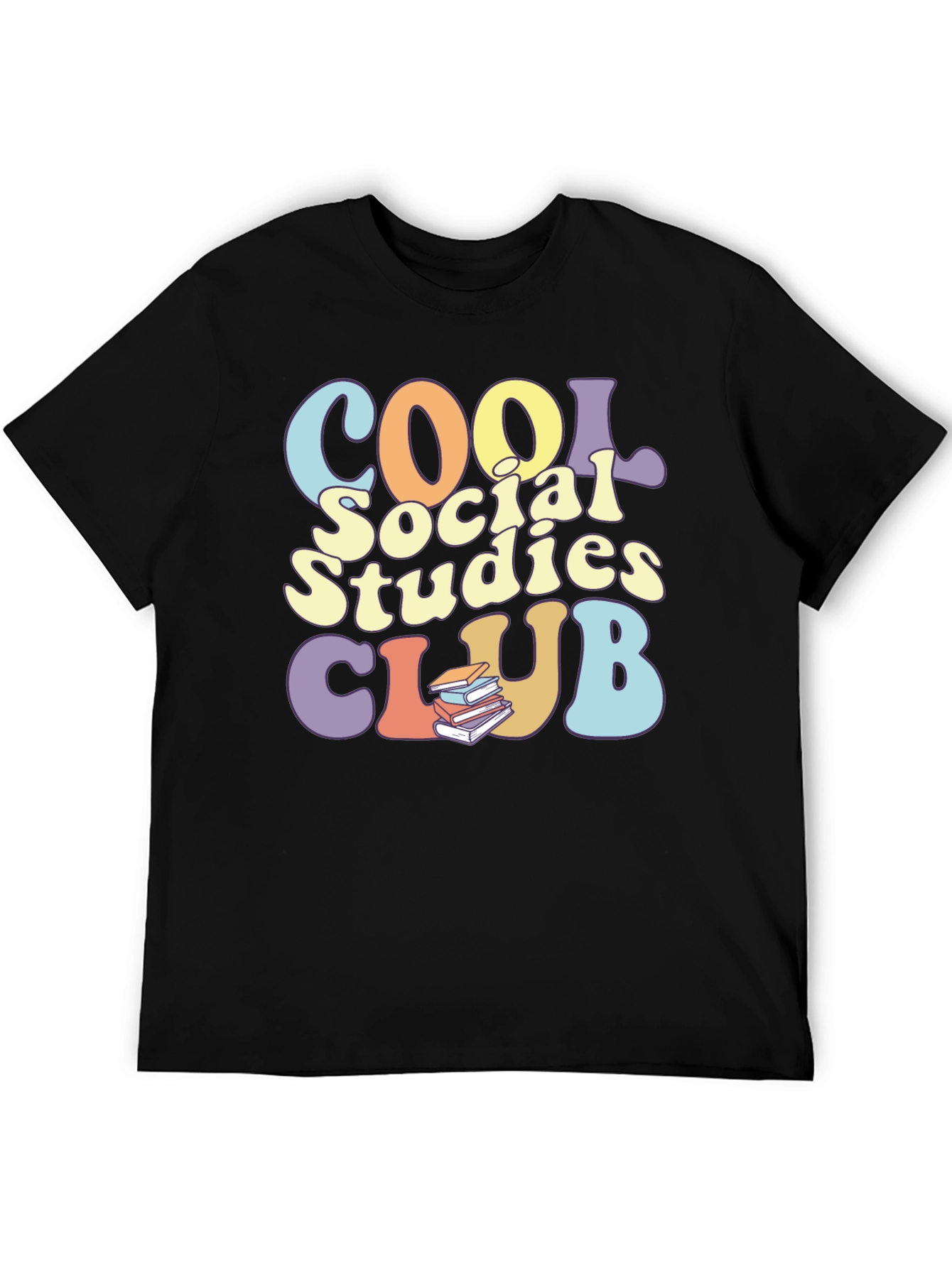 Cool Social Studies Club Black T-Shirt