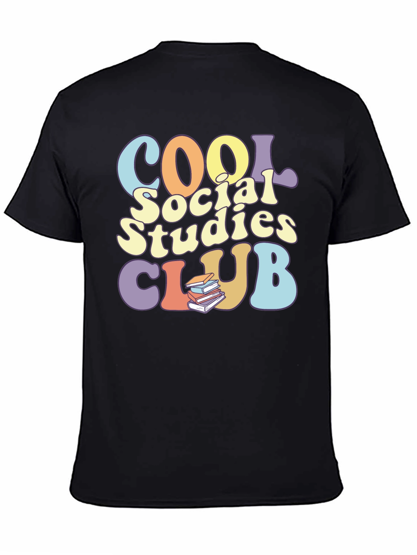 Cool Social Studies Club Black T-Shirt