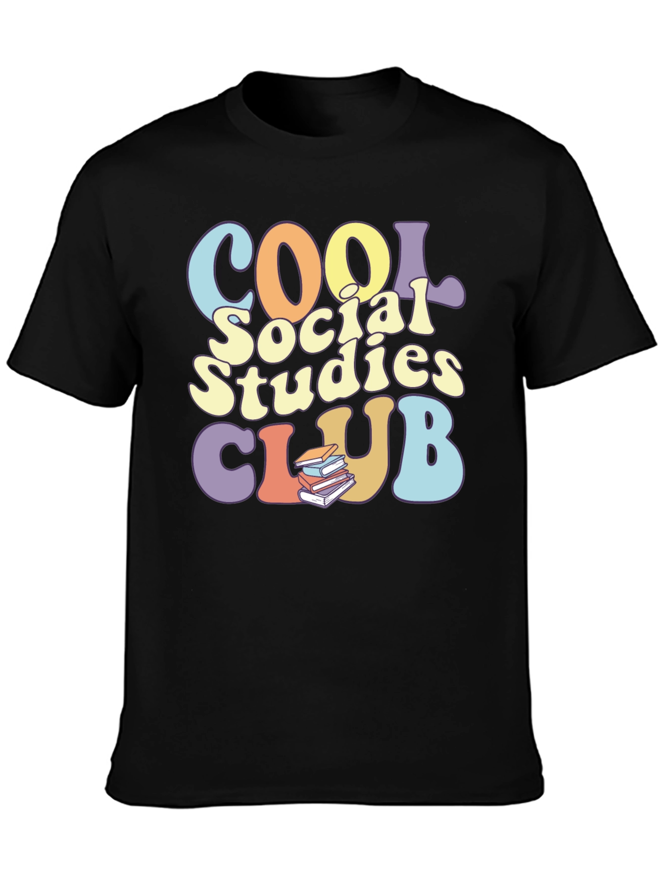 Cool Social Studies Club Black T-Shirt