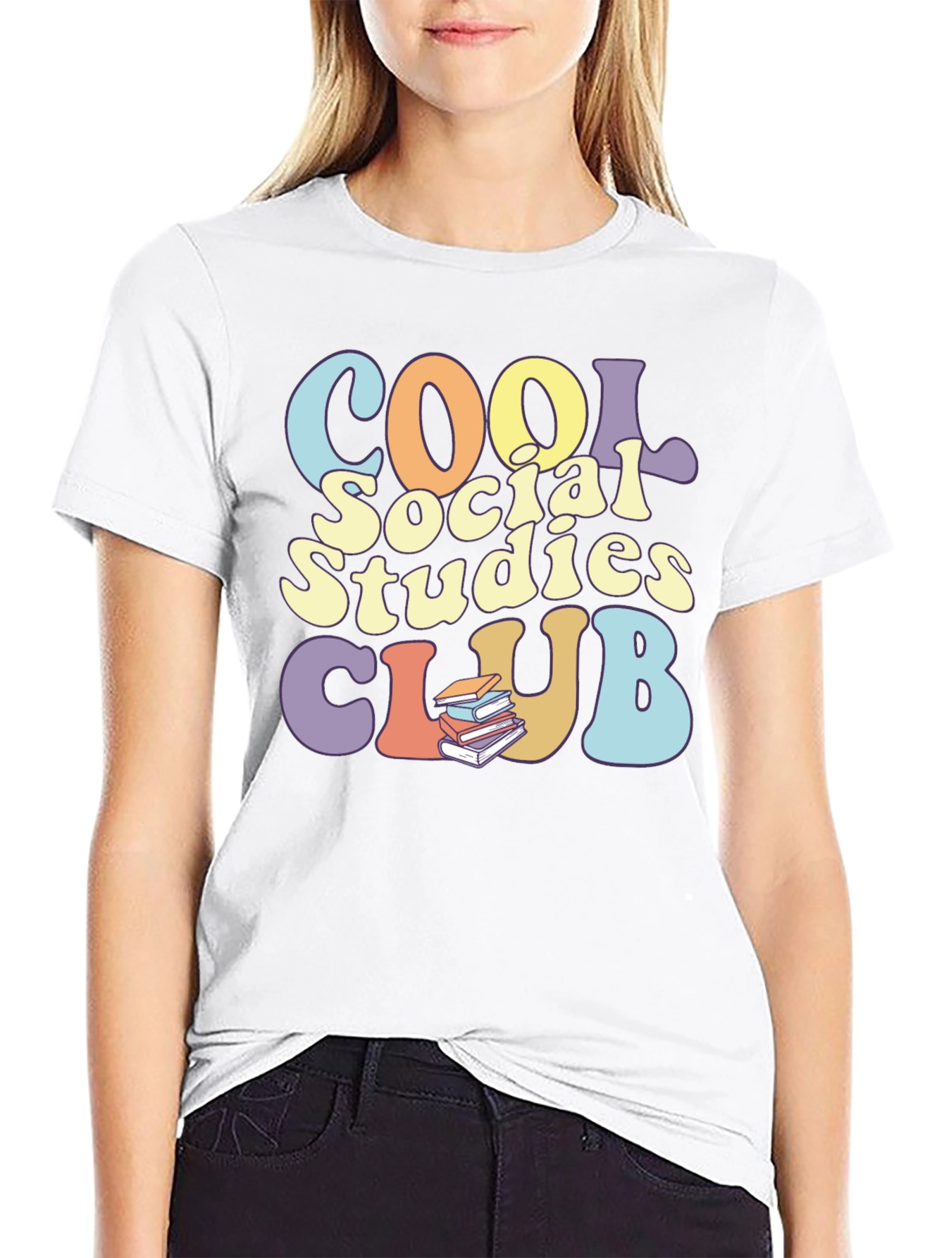 Cool Social Studies Club Black T-Shirt